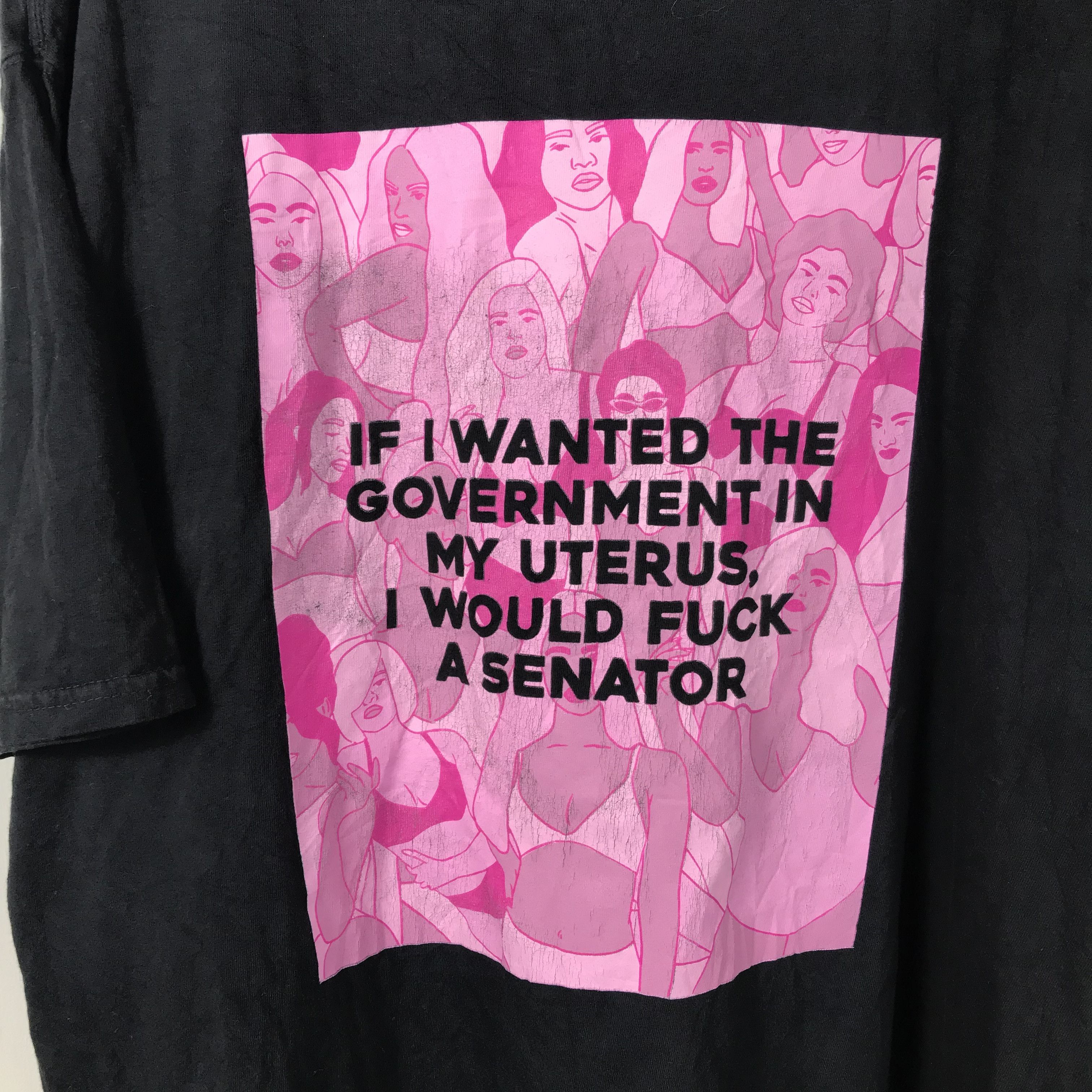 Vintage vintage humor if i wanted goverment i fuck senator Size US XXL / EU 58 / 5 - 4 Thumbnail