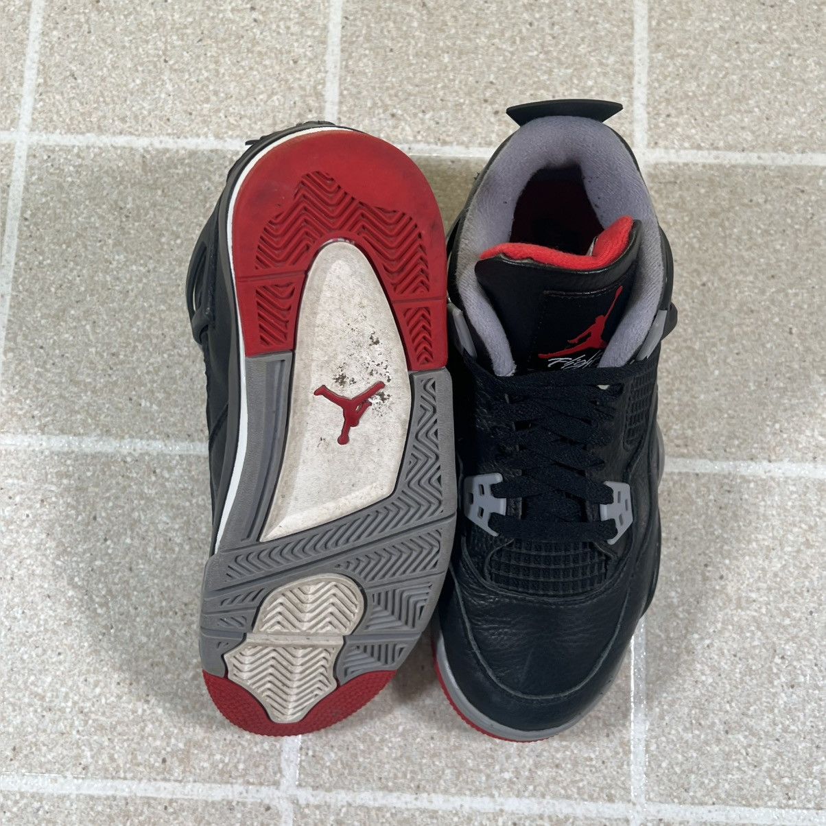 Jordan Brand Nike Jordan 4 Retro Bred Reimagined (GS) 5y / Womens 6.5 Size US 6.5 / IT 36.5 - 5 Thumbnail