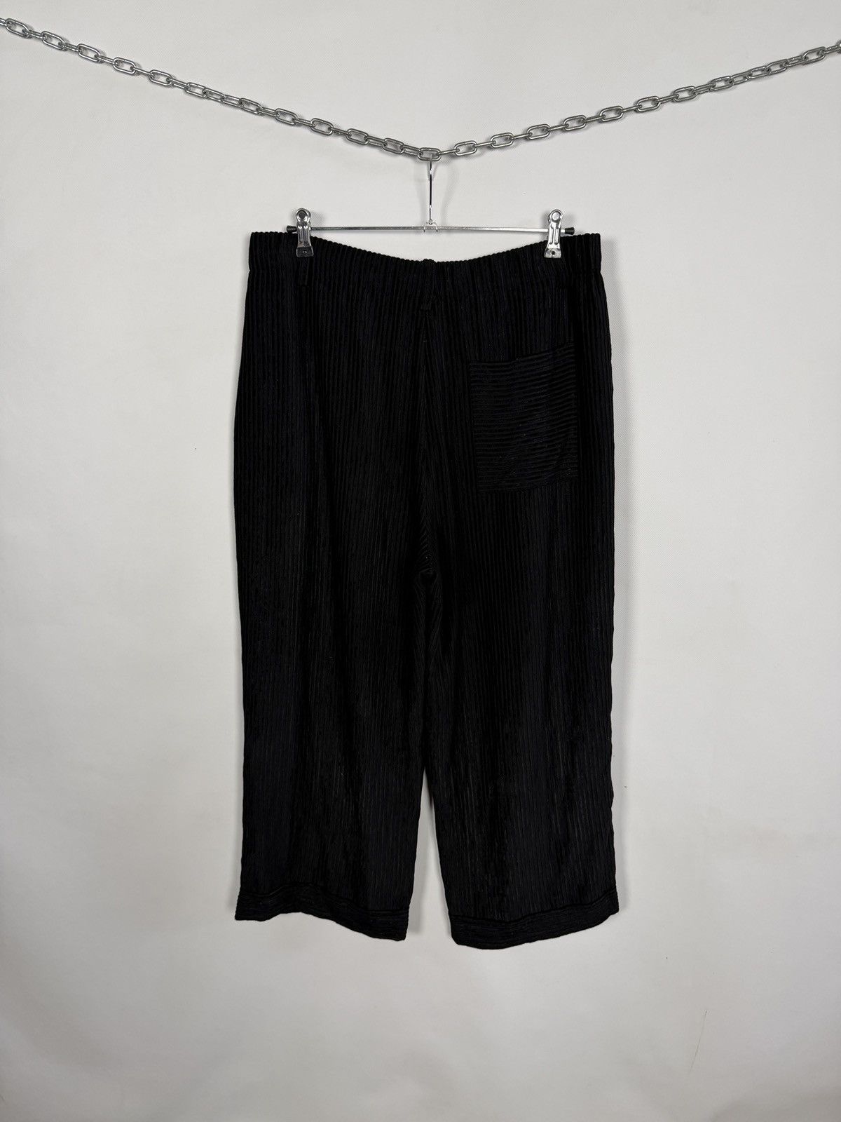 Annette Gortz Annette Gortz Viscose Crinkled Velvet Effect Pants Wide Leg Size 30" / US 8 / IT 44 - 12 Thumbnail