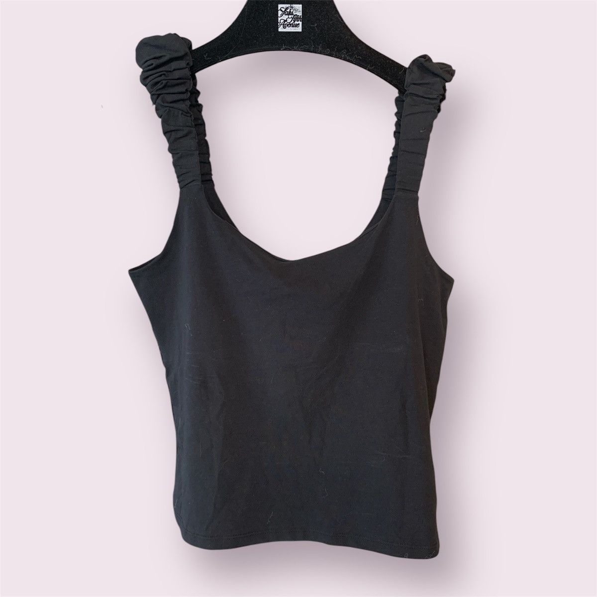 French Connection Ruge Strap Black Camisole Tank Top Size L / US 10 / IT 46 - 1 Thumbnail