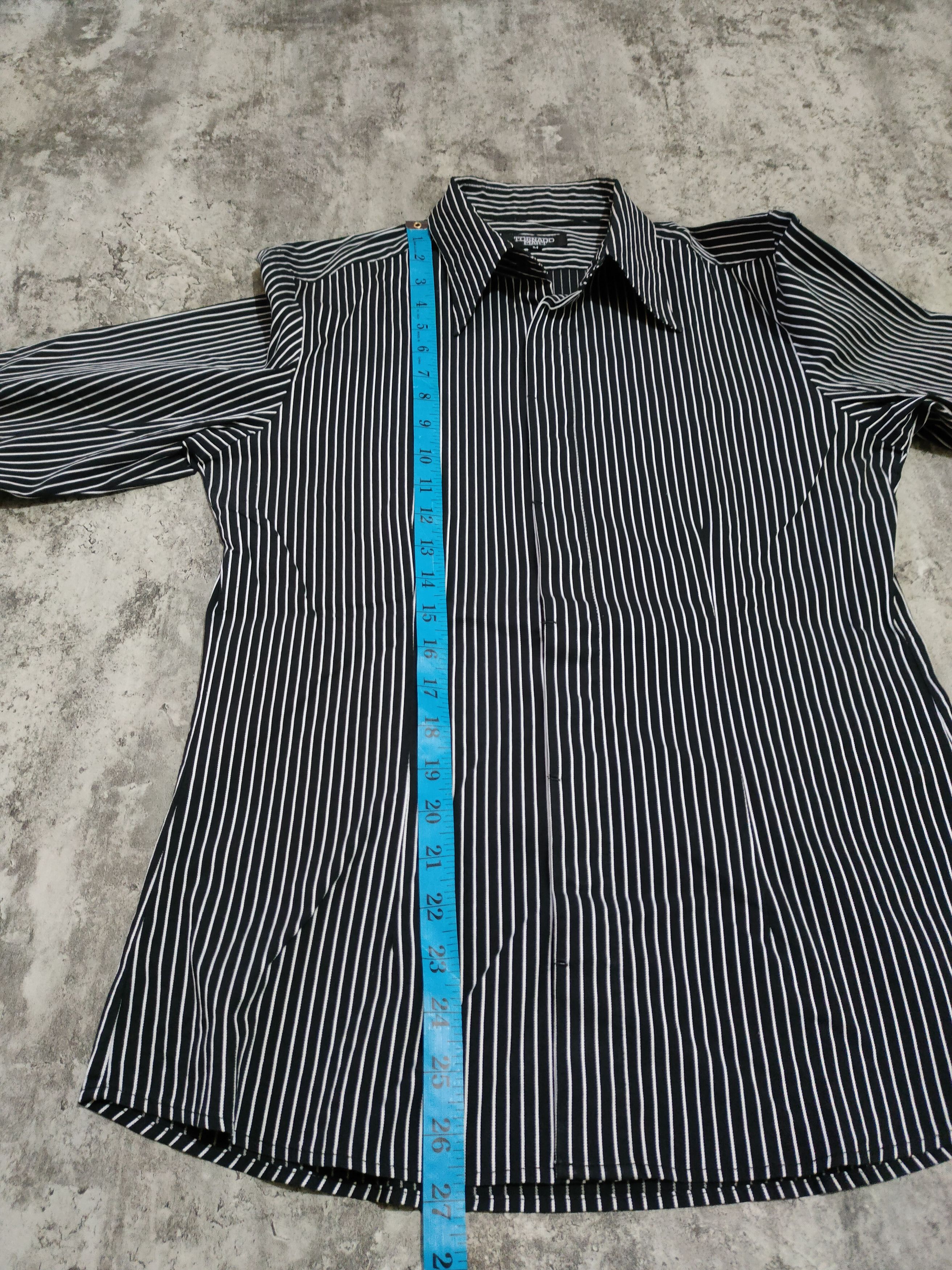 Tornado Mart Tornado Mart strip long shirt Size US M / EU 48-50 / 2 - 11 Thumbnail