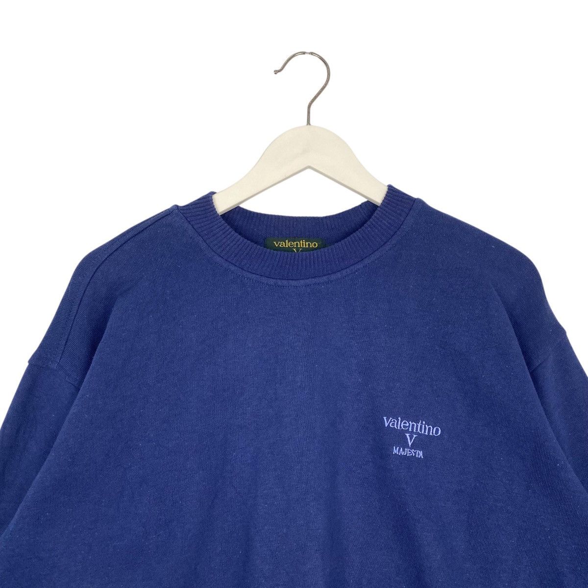 Vintage Vintage Valentino Majesta Sweatshirt Crewneck Blue Size M Size M / US 6-8 / IT 42-44 - 4 Thumbnail