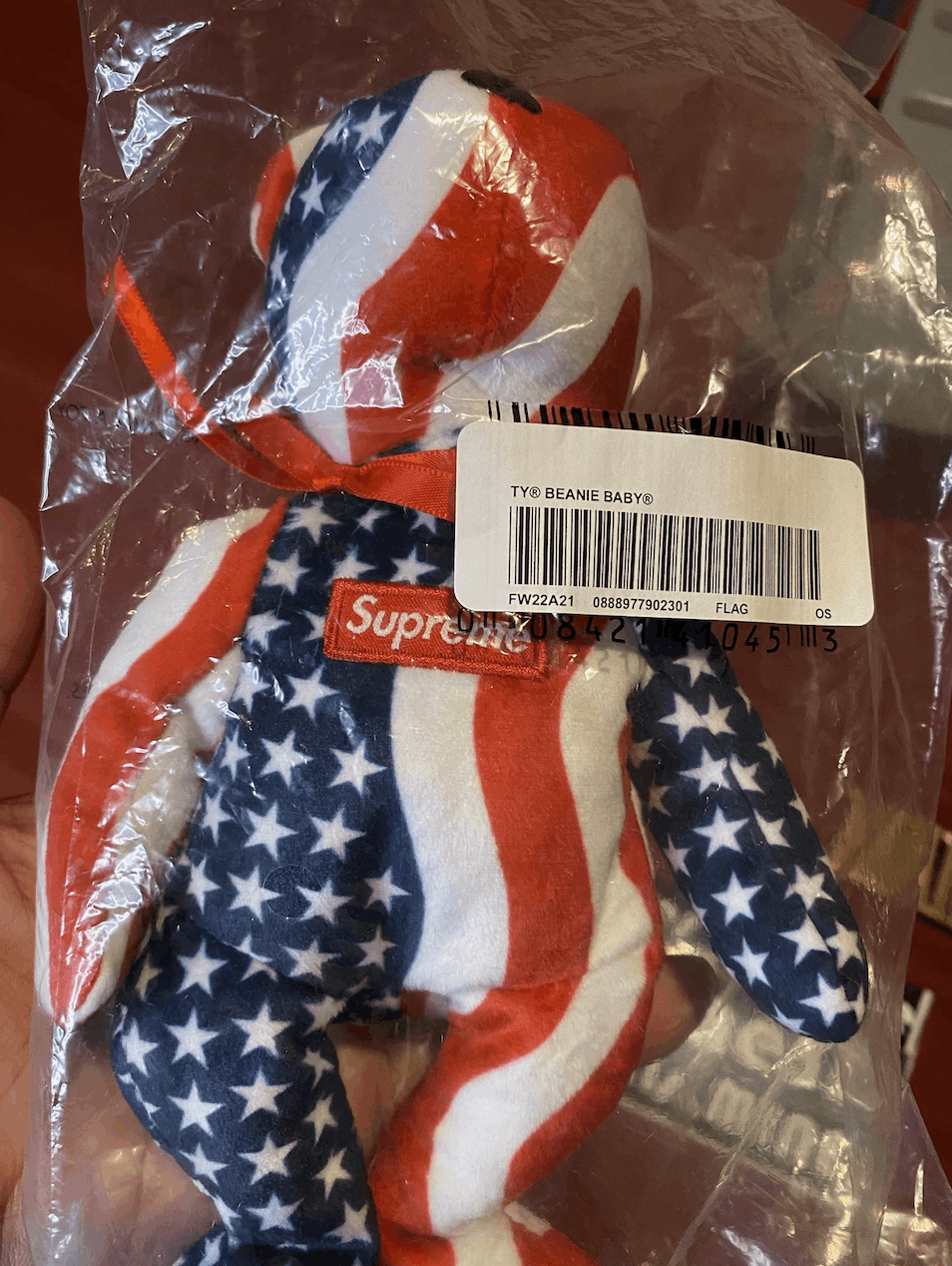 NWT Supreme x ty Beanie Baby - Multicolor