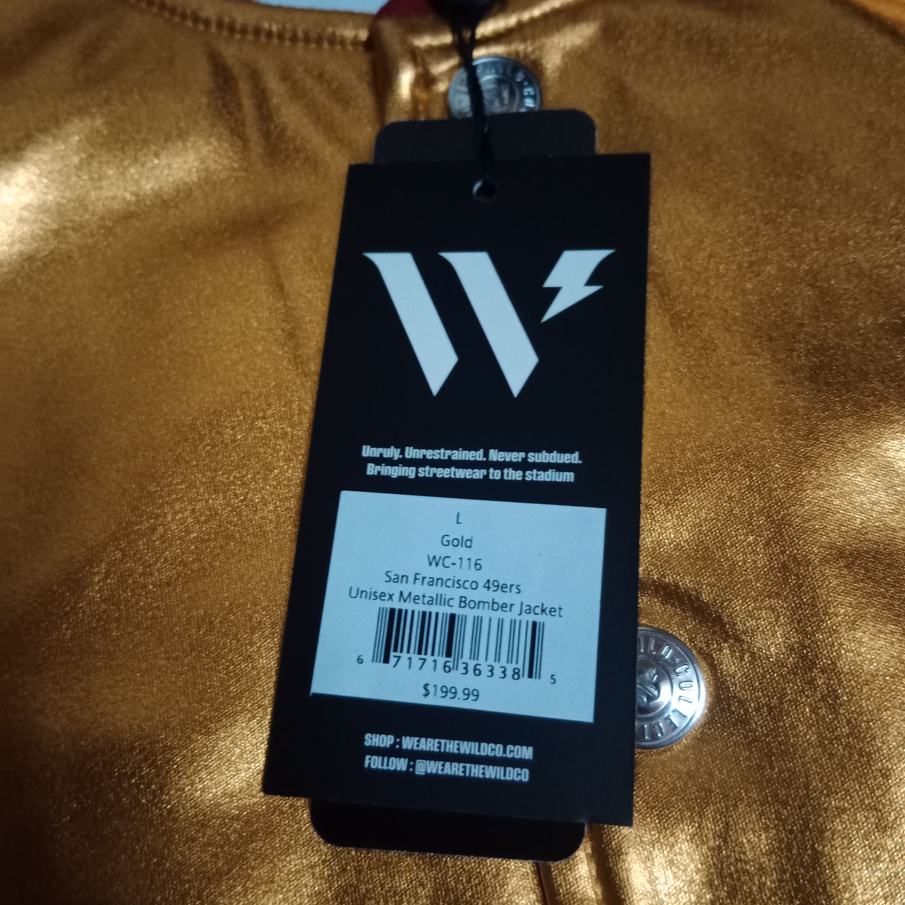 NFL The Wild Collective San Francisco 49ers Bomber Jacket Size US L / EU 52-54 / 3 - 4 Thumbnail