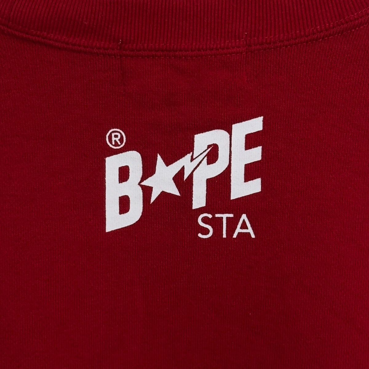 Bape Bape ABC Camo Bapesta Crewneck Red 2020 Size US L / EU 52-54 / 3 - 5 Thumbnail