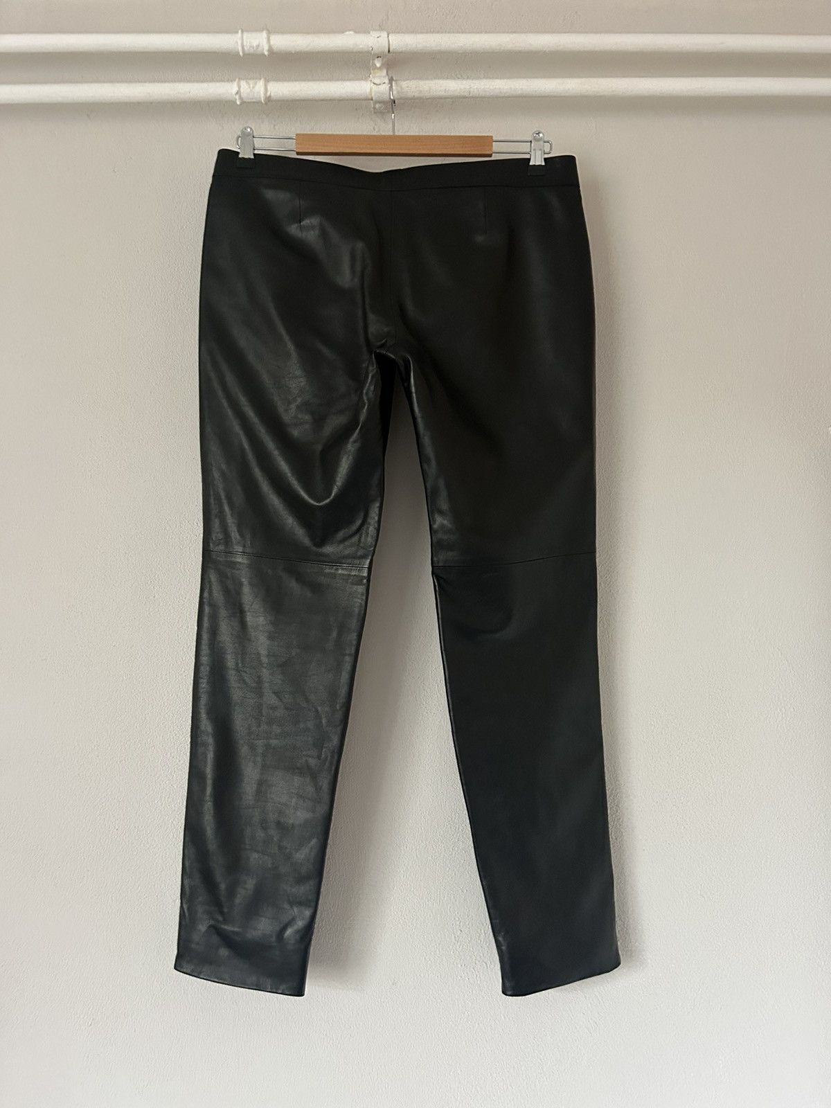Gucci Gucci Black Leather Slim-Fit Pants Size US 32 / EU 48 - 5 Thumbnail