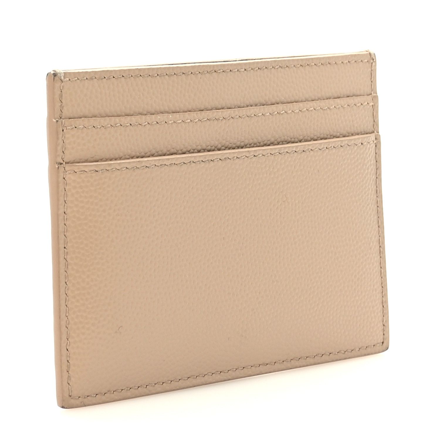 Saint Laurent Paris o1tp1o1224 Size: OS/Gaby Card Case in Beige Size ONE SIZE - 2 Thumbnail