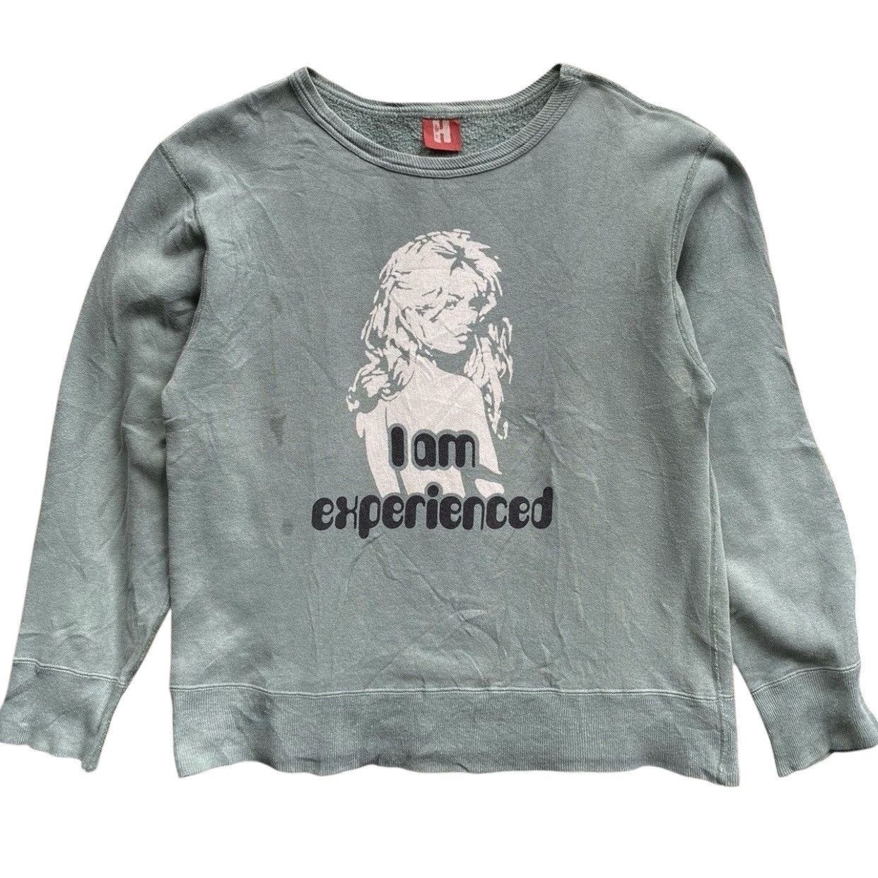 Hysteric Glamour Vtg Hysteric Glamour "I Am Experienced" Crewneck Sweatshirt Size US S / EU 44-46 / 1 - 1 Thumbnail