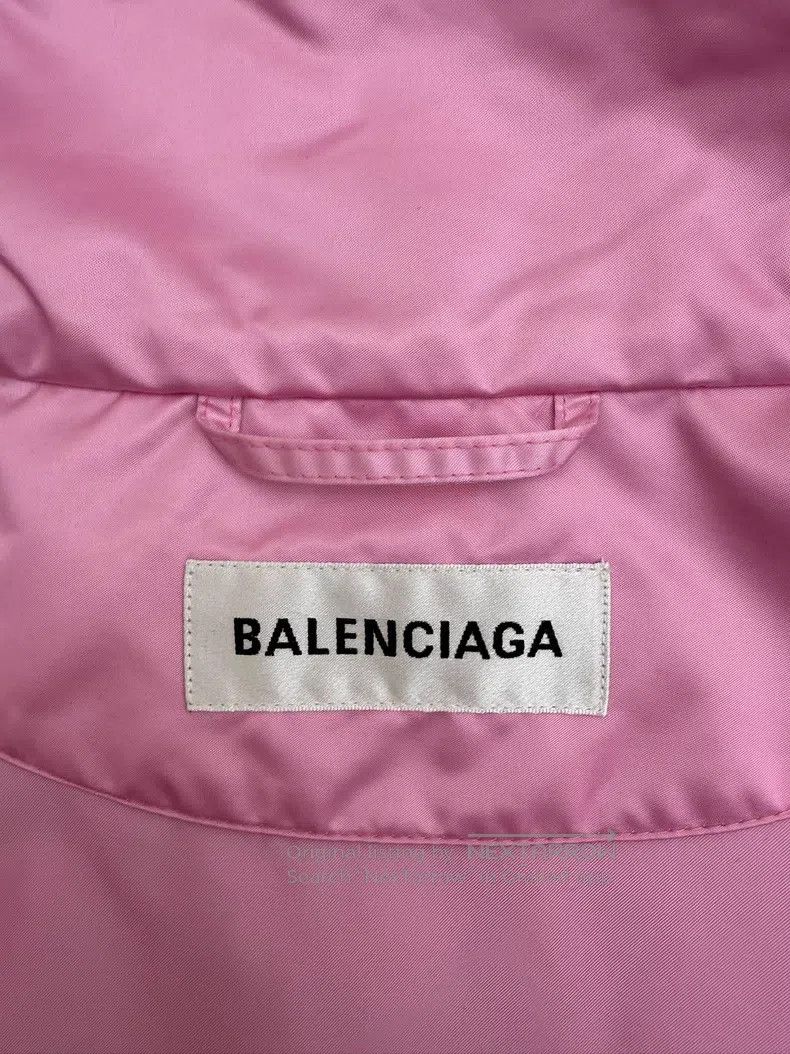 Balenciaga Balenciaga Pink Embroidered Logo Hooded Jacket Size XXS / US 00 / IT 34 - 7 Thumbnail
