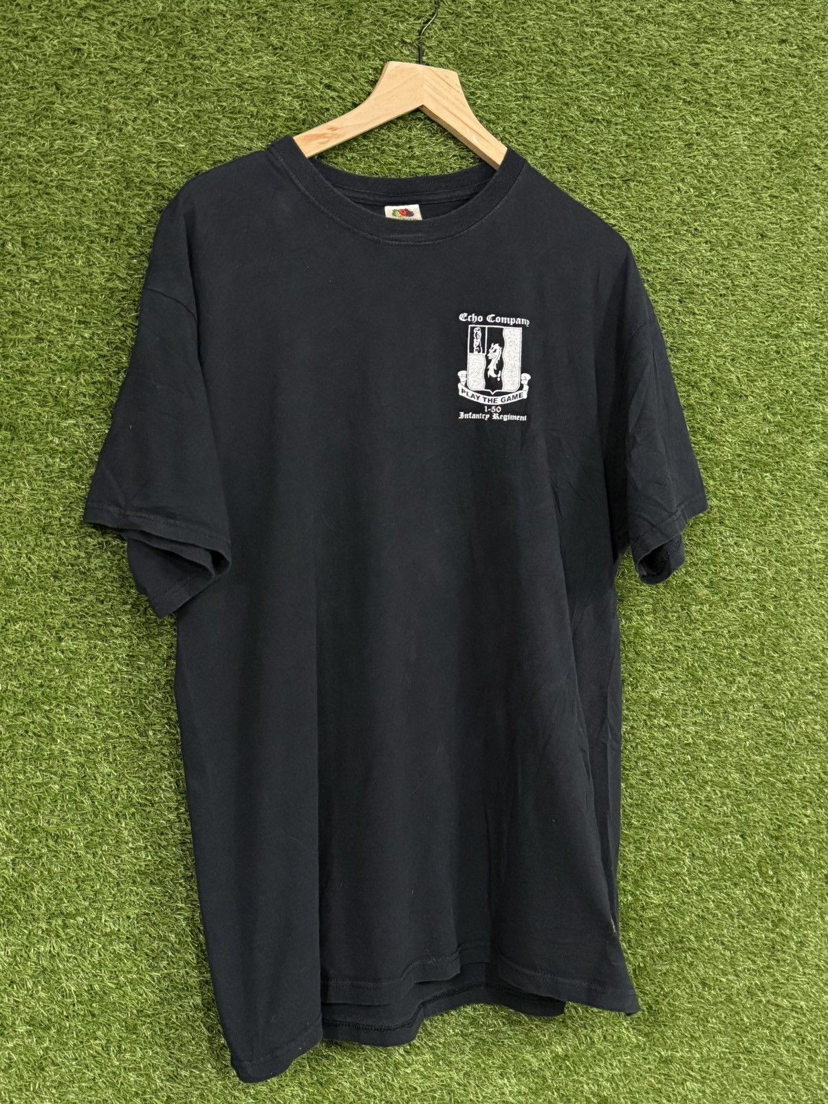 Vintage Vintage Army Military Infantry Marauder Chess Tee Black XL Size US XL / EU 56 / 4 - 4 Thumbnail