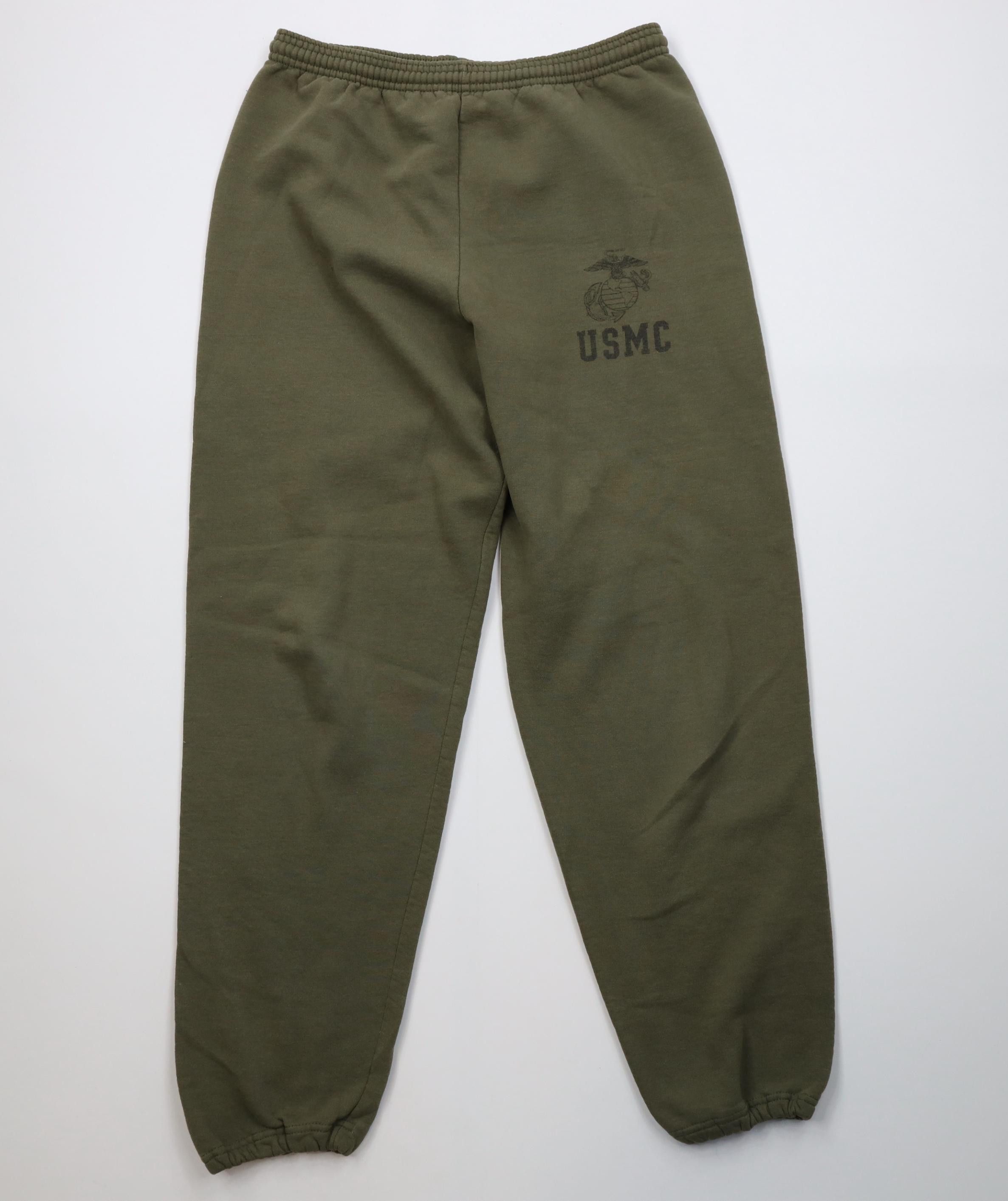 Streetwear × Vintage Vintage USA Soffe USMC Army Green Sweats Lil