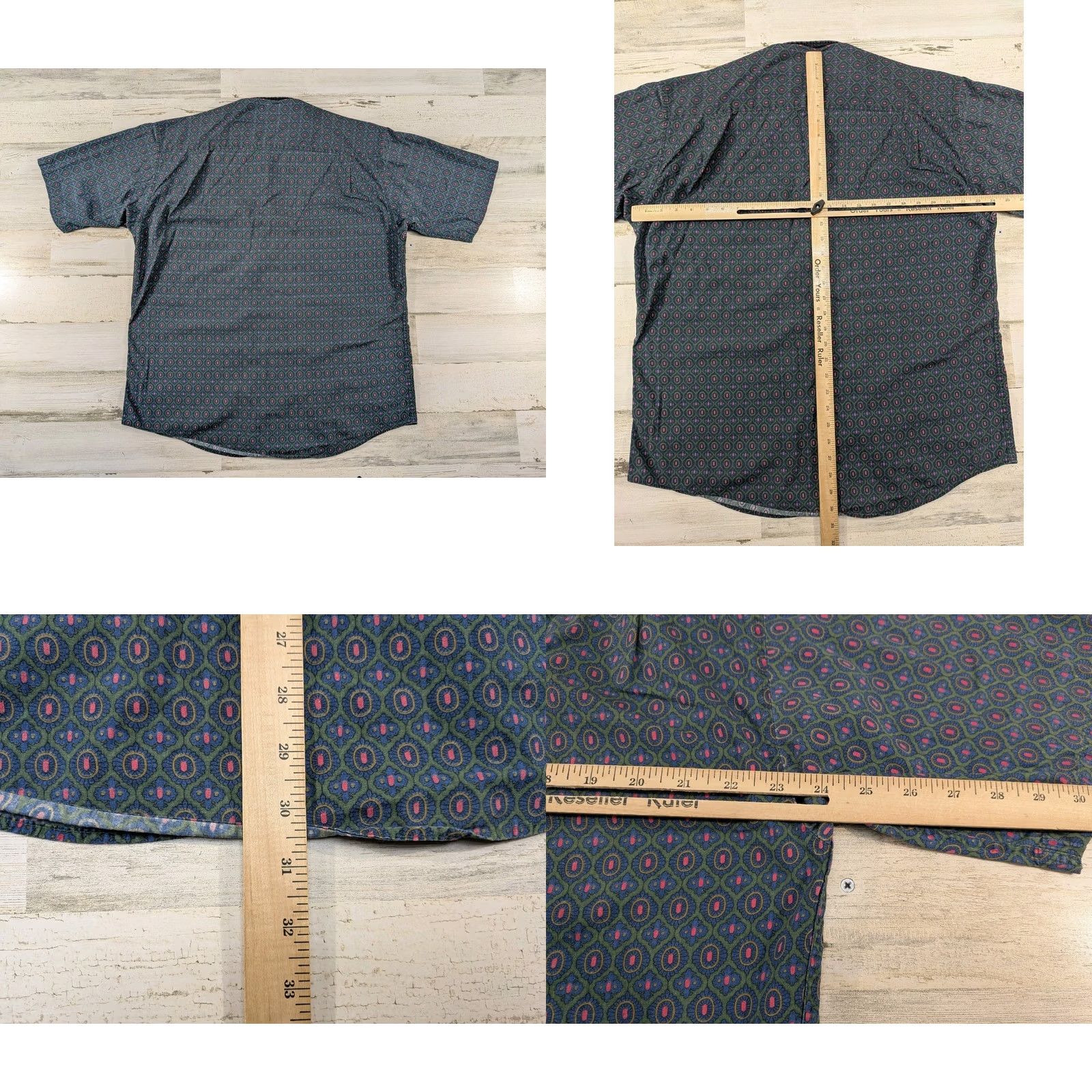 Gap VINTAGE Gap Shirt Mens Large Patterned Geometric Button-Down Shirt Size US L / EU 52-54 / 3 - 8 Thumbnail