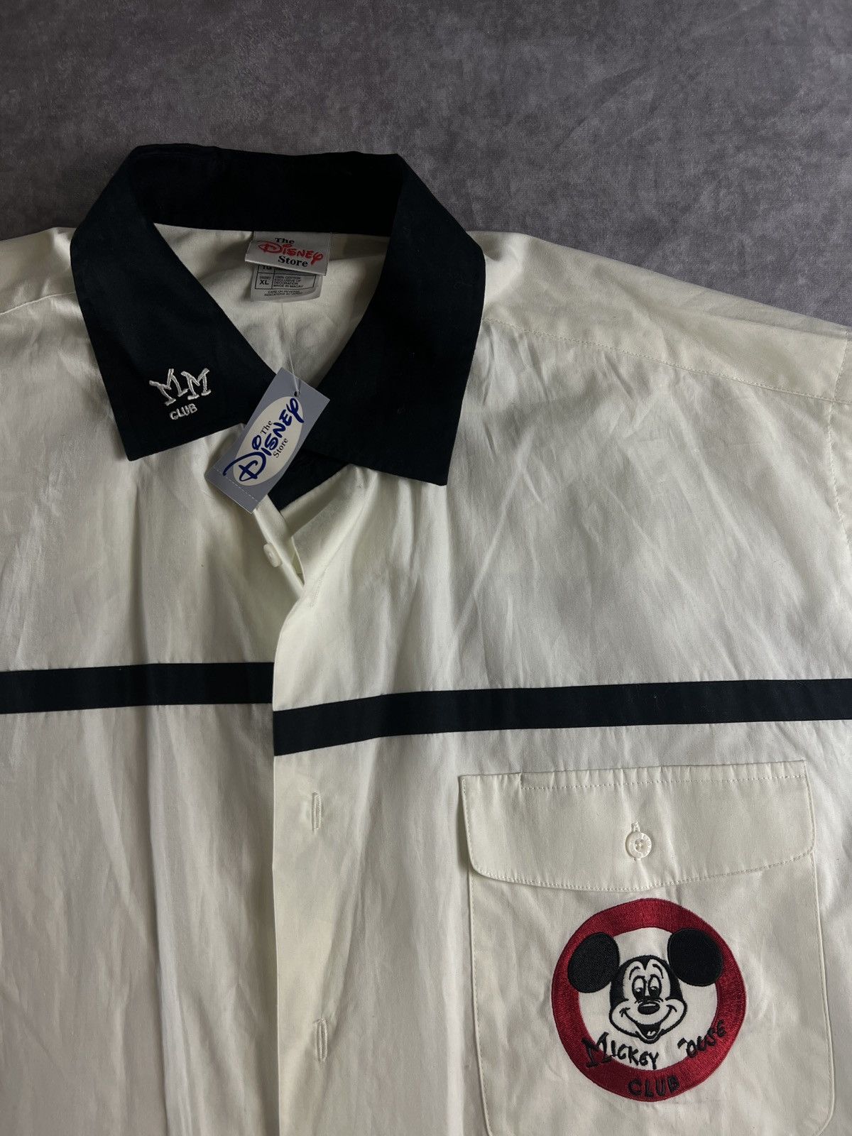 Disney Vintage 90s Mickey Mouse Club Button Down Shirt Size XL Size US XL / EU 56 / 4 - 3 Thumbnail