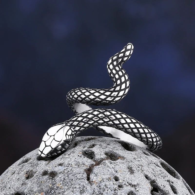 Japanese Brand × Jewelry × Vintage 3D Snake Ring Size ONE SIZE - 3 Thumbnail