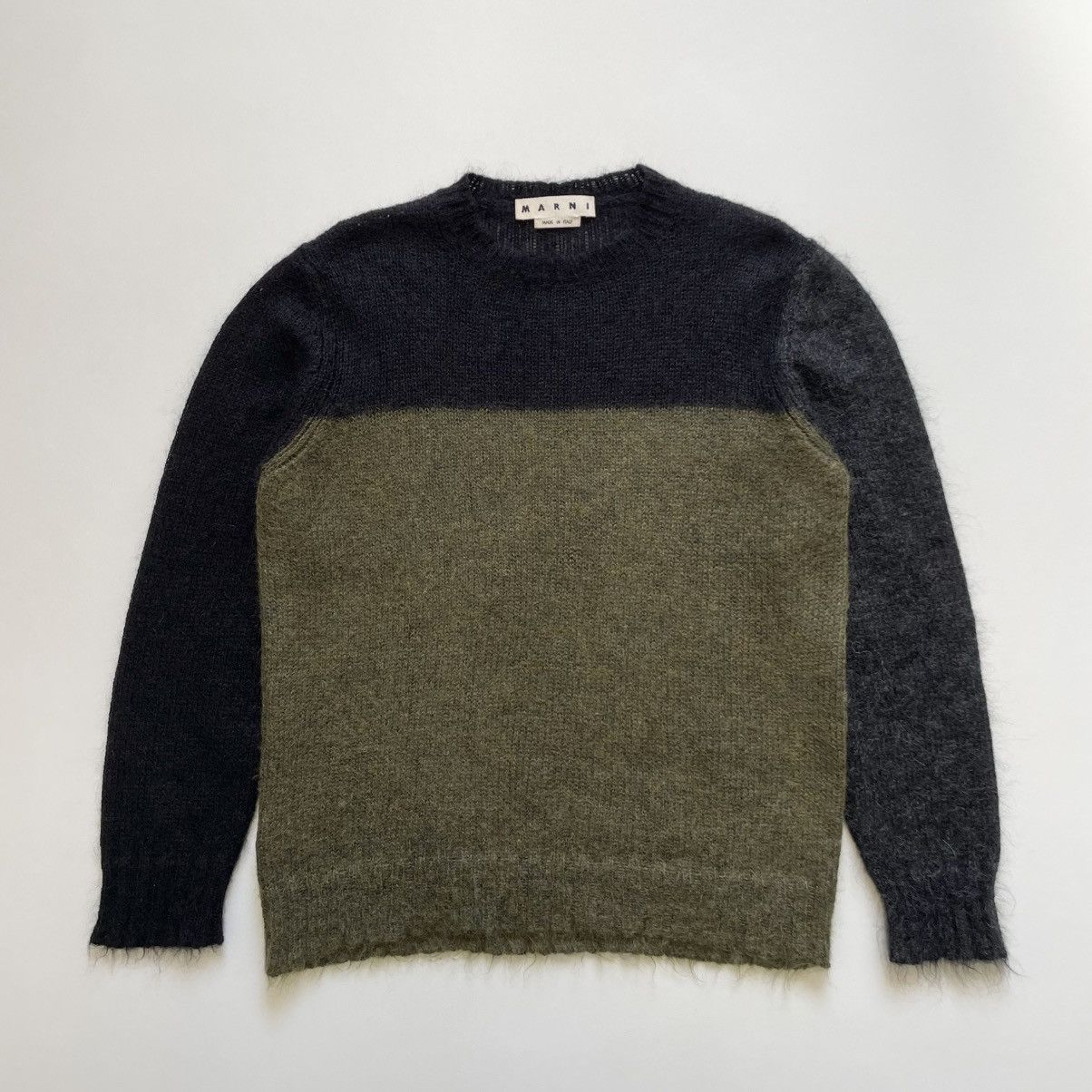 Marni A/W 16 Colour Block Mohair Sweater Size US L / EU 52-54 / 3 - 12 Thumbnail