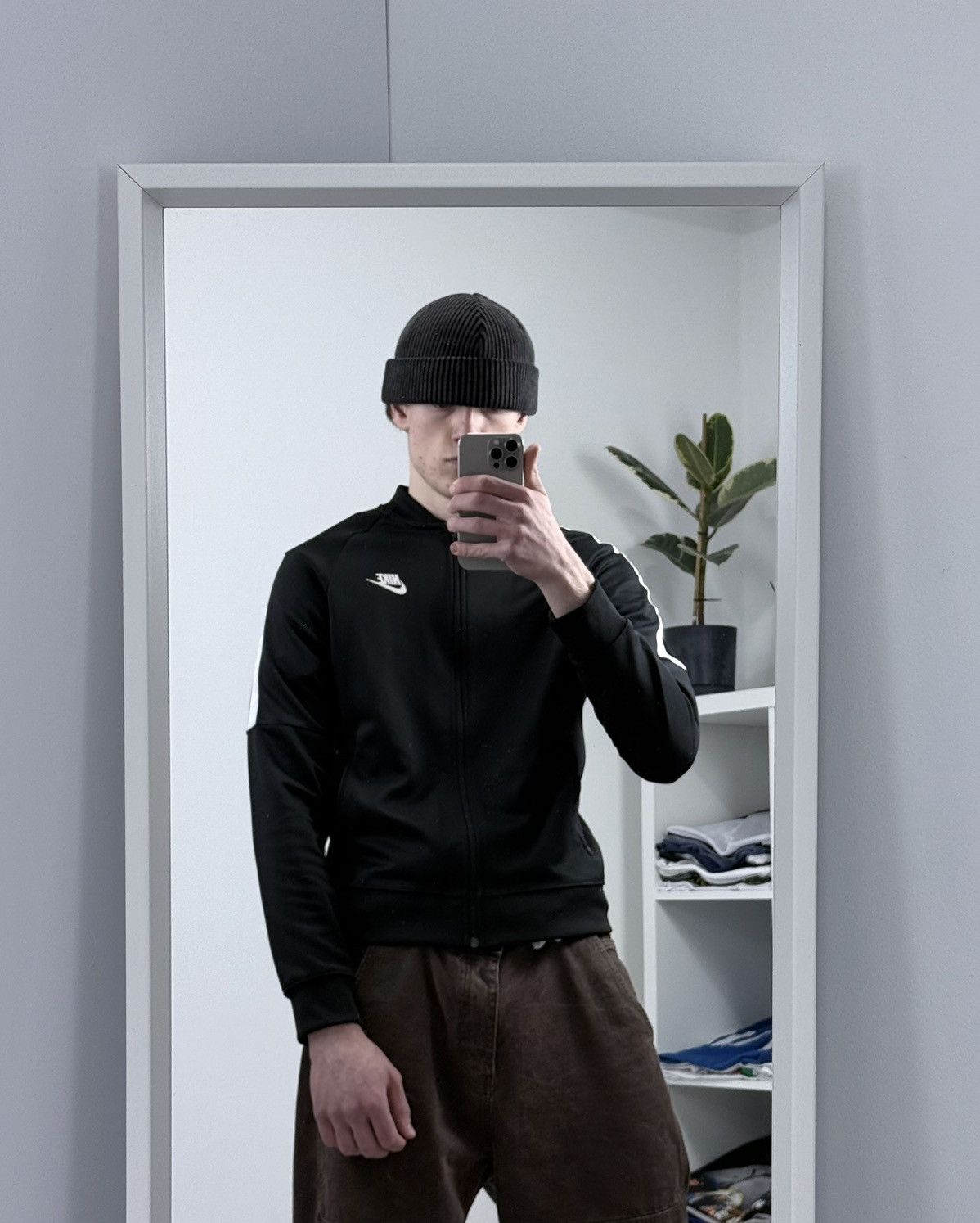 Nike × Vintage Vintage Nike Y2K streetwear track zip jacket Size US S / EU 44-46 / 1 - 8 Thumbnail