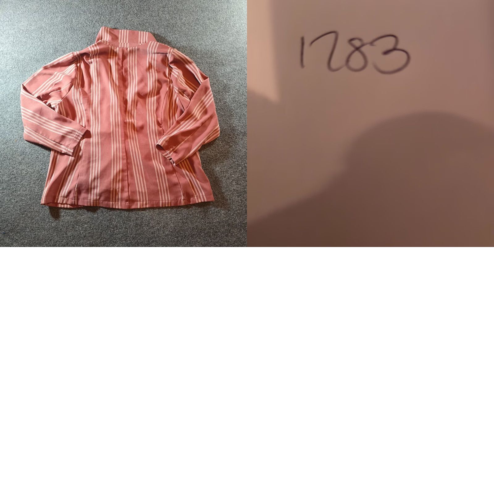 Torrid Torrid Blazer Women 2X Pink White Striped Long Sleeve Casual Career Classic Blazer (Plus) Size XXL / US 16-18 / IT 52-54 - 8 Thumbnail