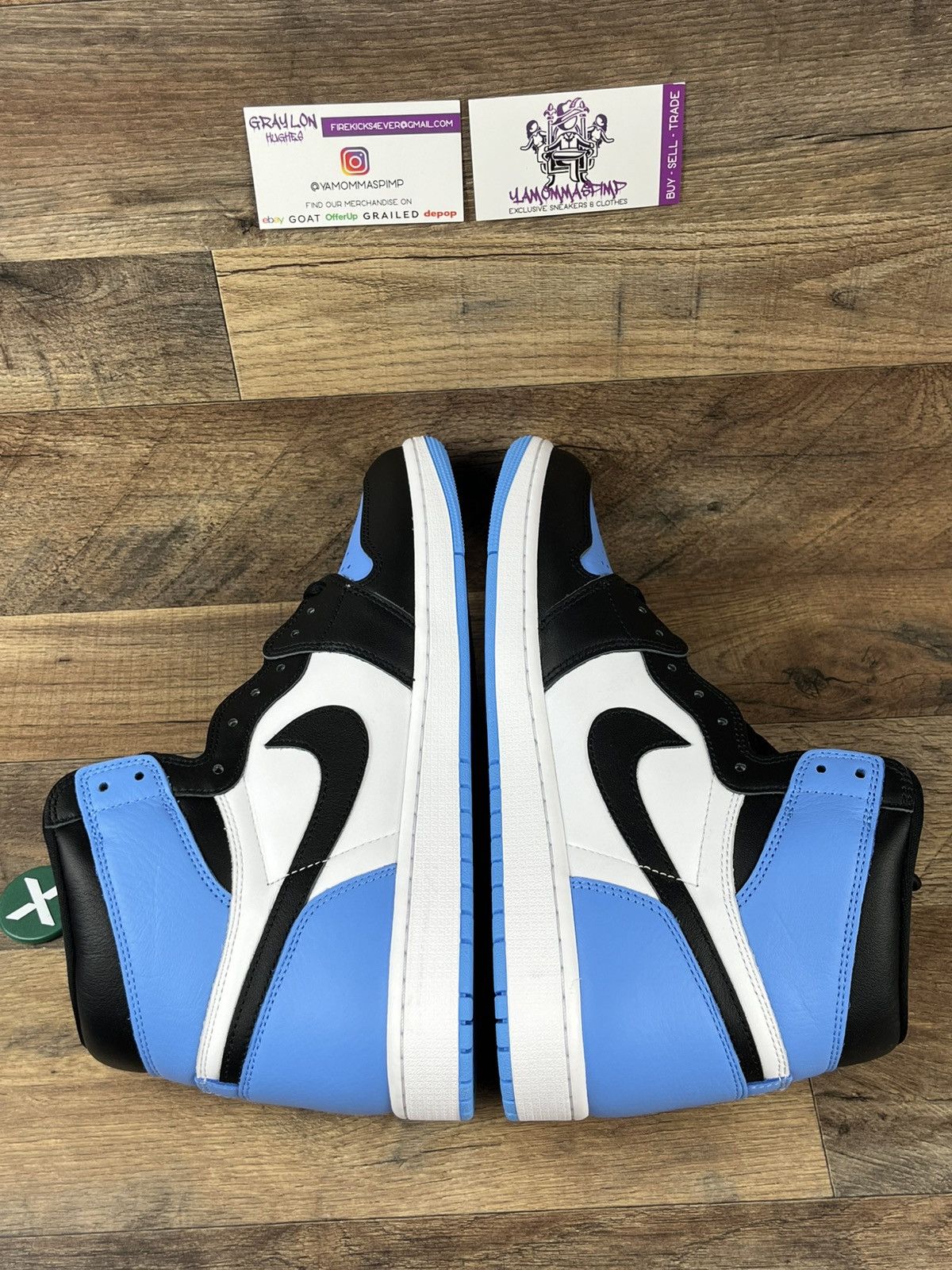 Jordan Brand Air Jordan 1 Retro High OG UNC Toe Size US 12 / EU 45 - 7 Thumbnail