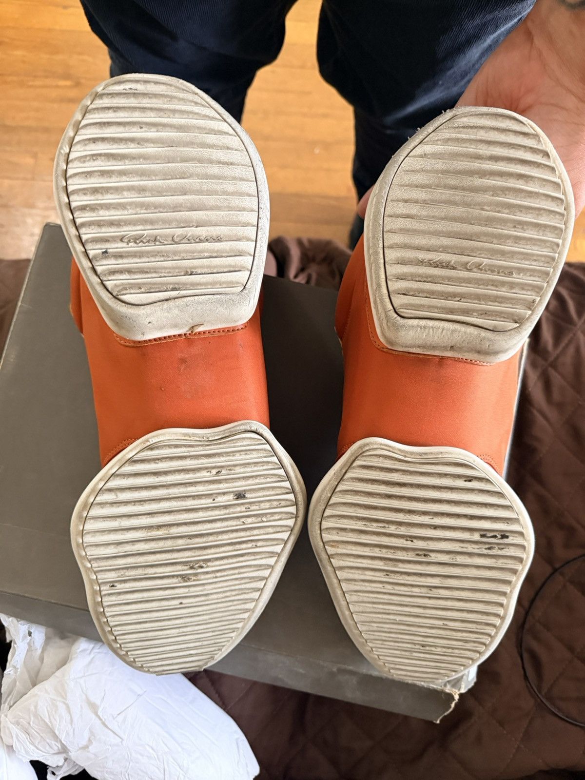 Rick Owens Rick owens RO runner Size US 12 / EU 45 - 2 Thumbnail