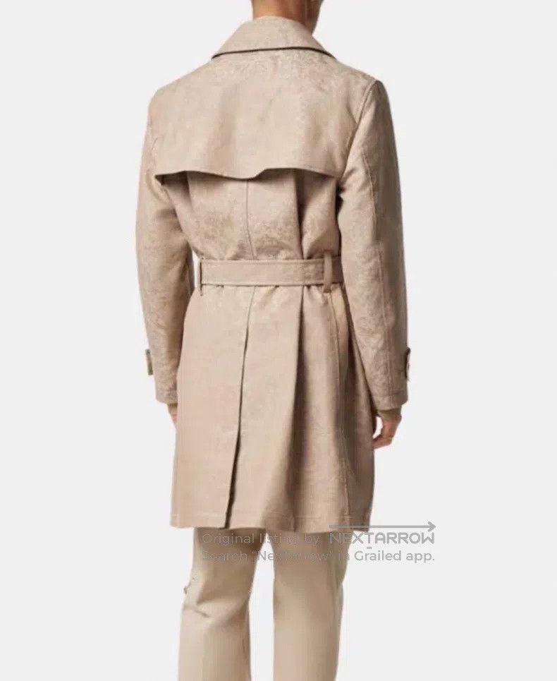 Versace Versace Baroque jacquard double-breasted trench coat Size US L / EU 52-54 / 3 - 3 Thumbnail