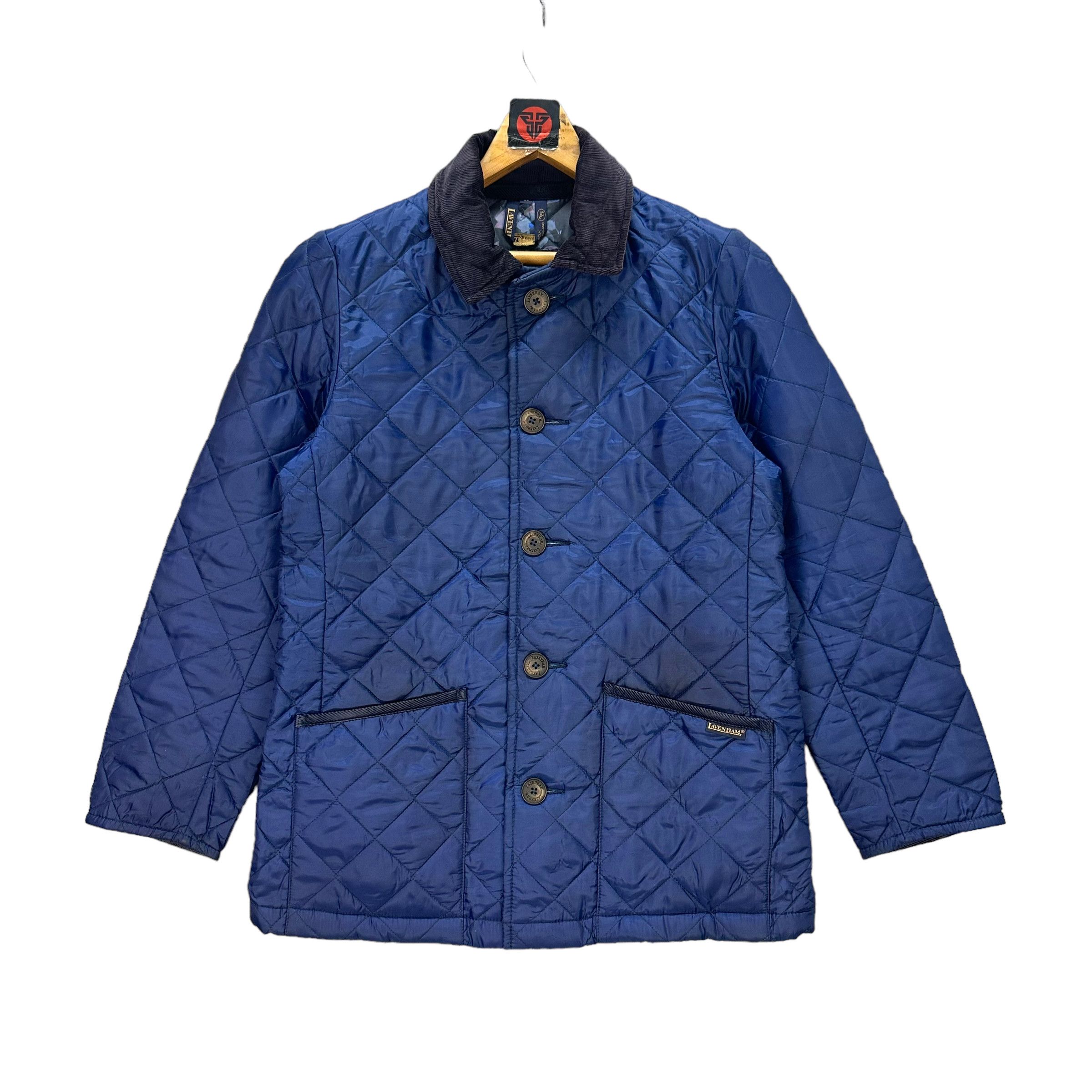 LAVENHAM X PAUL SMITH BLUE QUILTED JACKET #7647-160