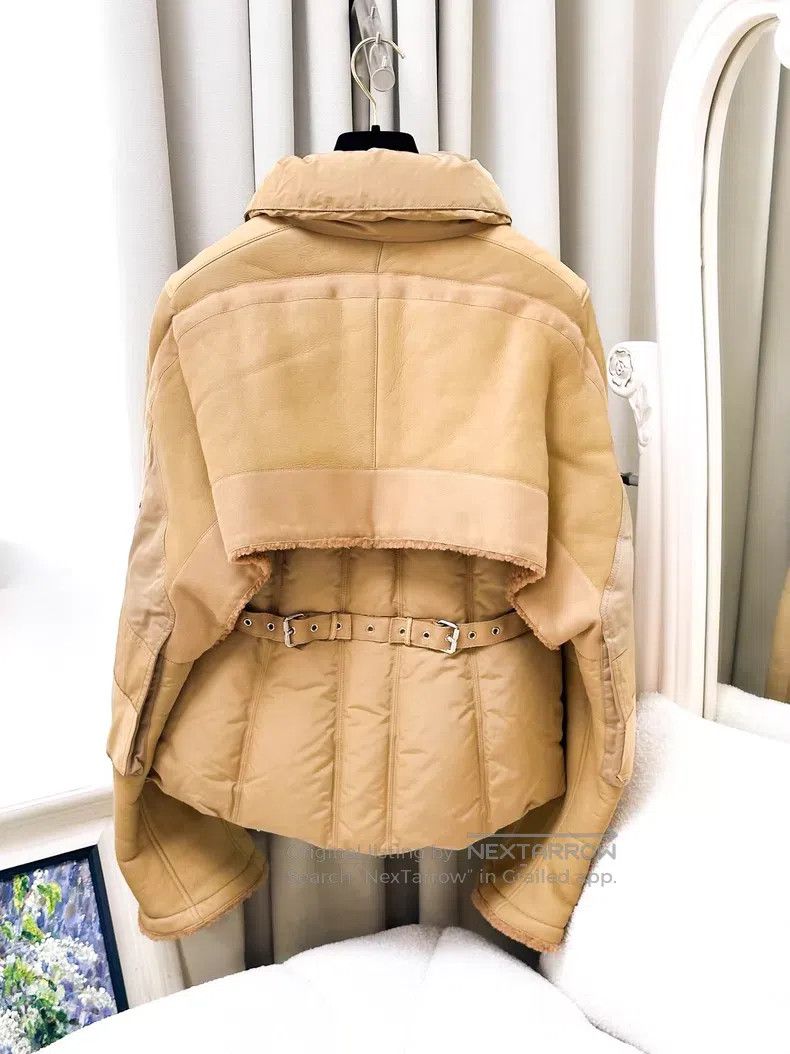 Hermes Hermes Fur and leather combination cotton jacket Size XS / US 0-2 / IT 36-38 - 3 Thumbnail