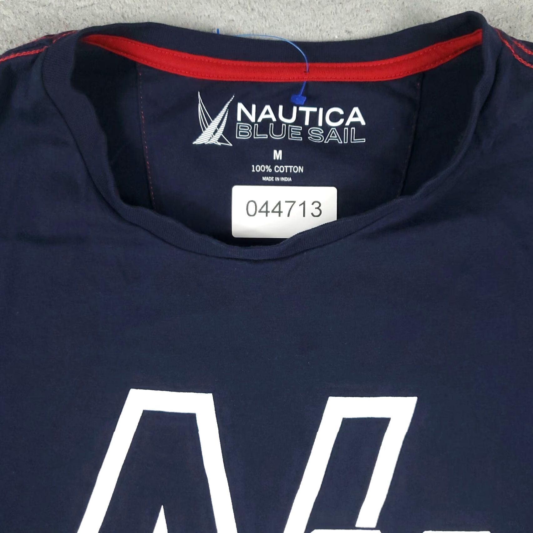 Nautica Nautica T Shirt Mens Size Medium Blue Solid Short Sleeve Crew Neck Cotton Regular Adult M Mens Size US M / EU 48-50 / 2 - 3 Thumbnail