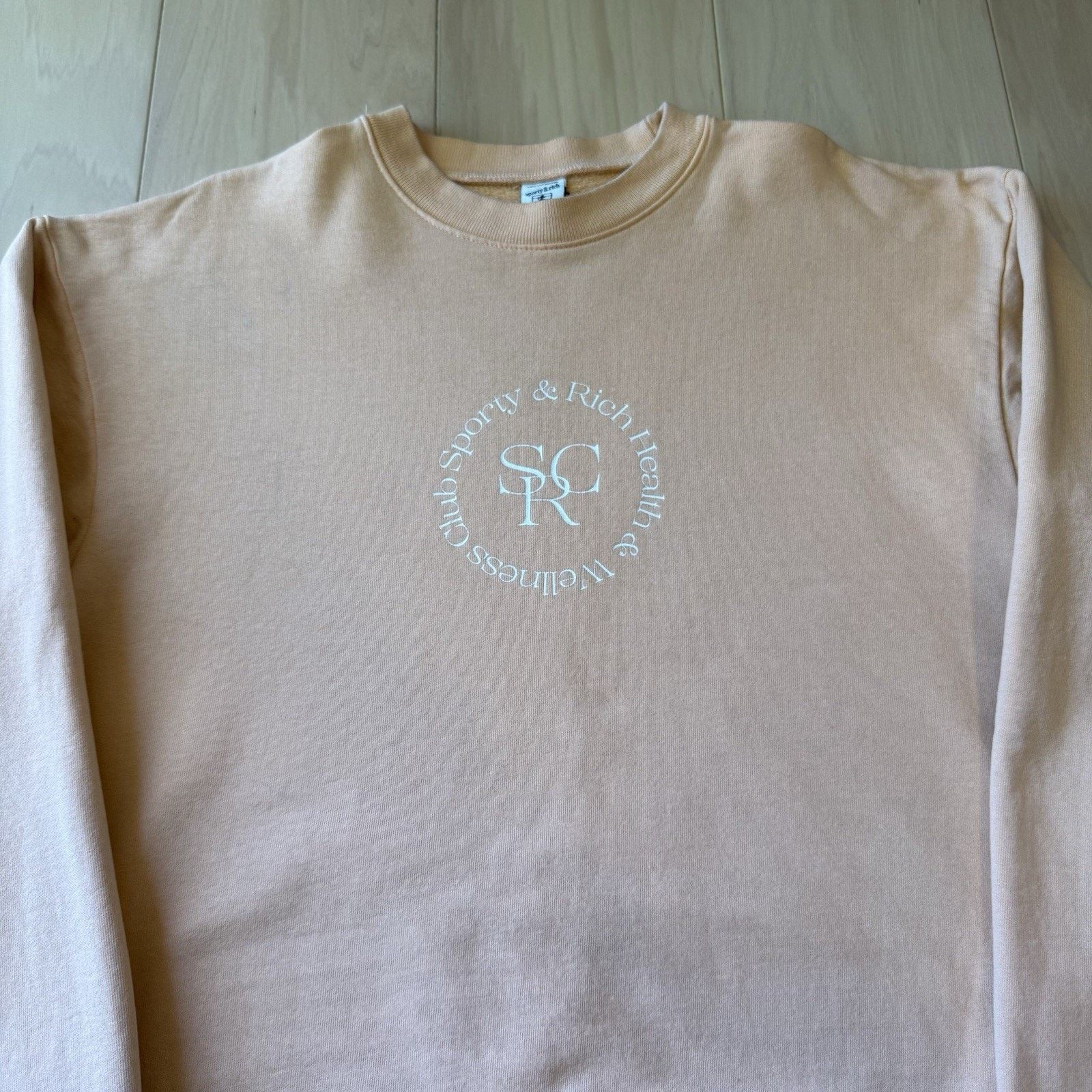 Sporty & Rich Sporty & Rich Sweatshirt Medium Peach Fleece Pullover Size M / US 6-8 / IT 42-44 - 3 Thumbnail