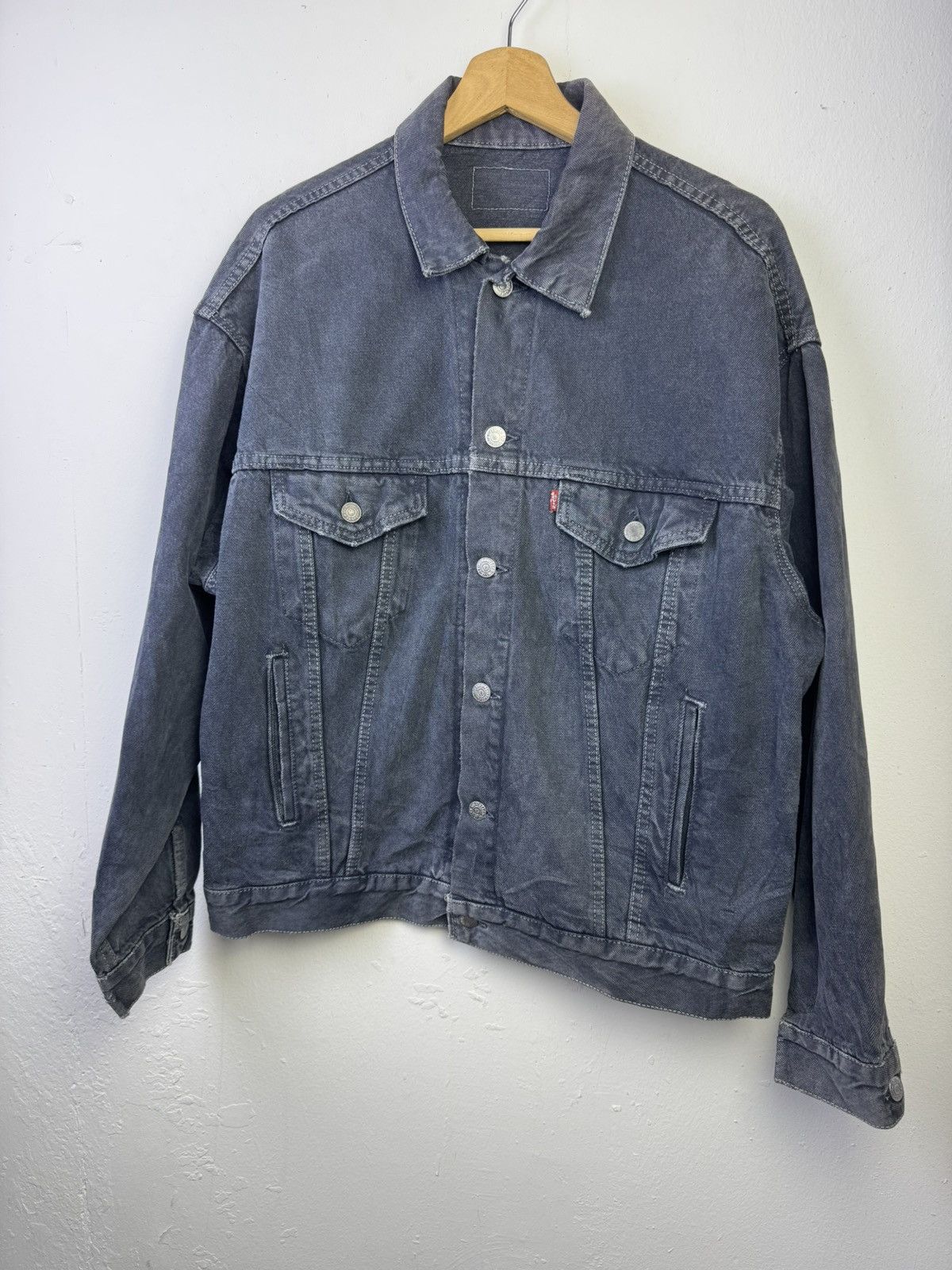 Levi's vintage 80s Levi's Trucker Jacket Size US L / EU 52-54 / 3 - 3 Thumbnail