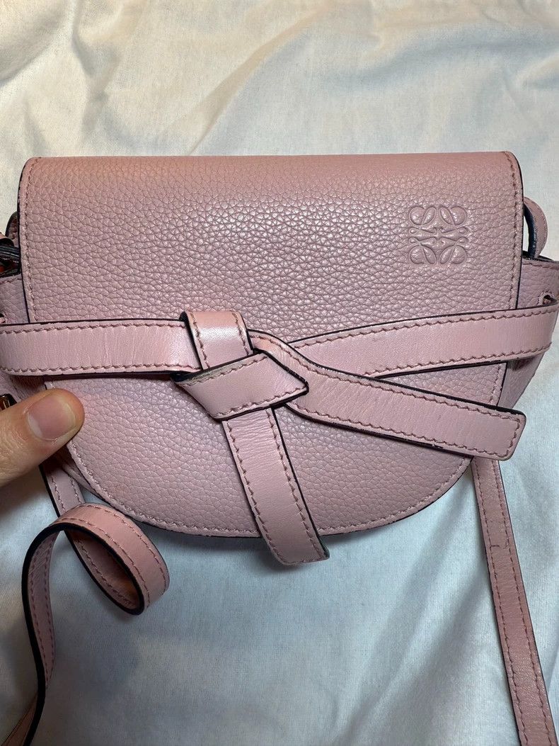 Loewe loewe Minigate leather pink bag 2503-Nextarrow Size ONE SIZE - 7 Thumbnail