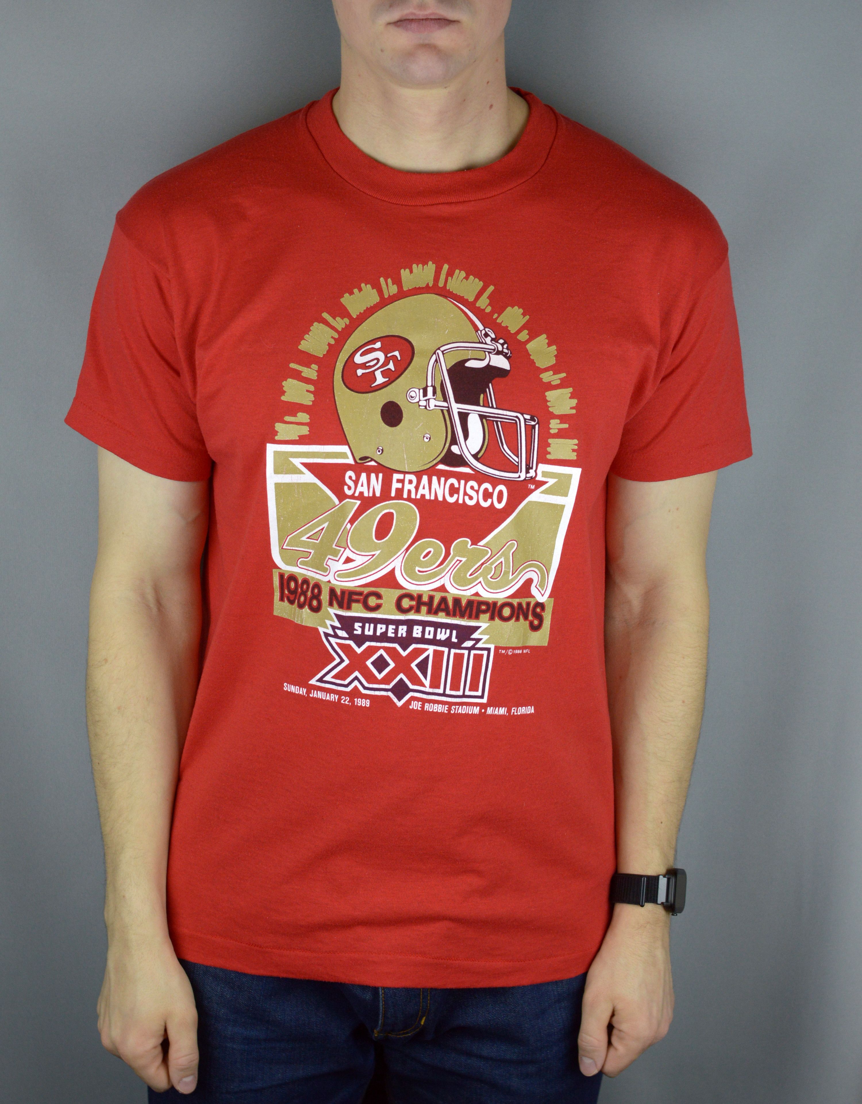 Vintage Vintage San Francisco 49ers Super Bowl 1988 t shirt Size US L / EU 52-54 / 3 - 1 Thumbnail