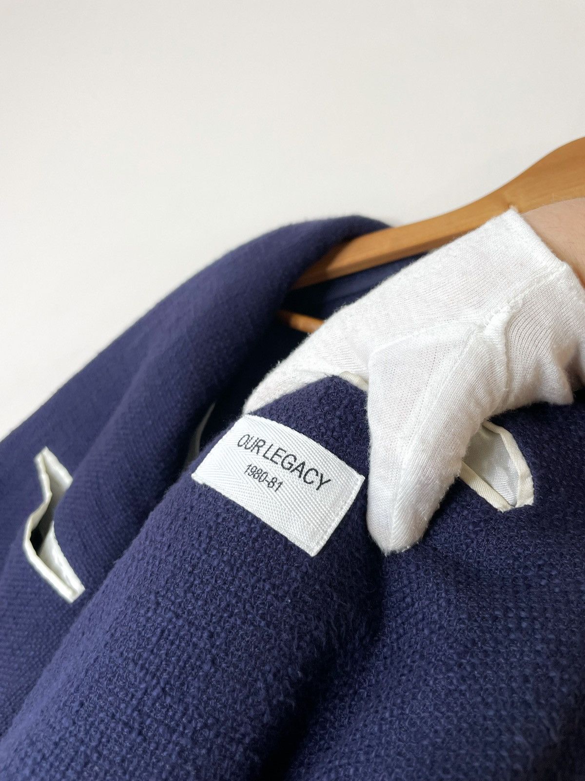 Our Legacy Our Legacy Cotton Linen Navy Blue 3 buttons Blazer Jacket Size 50L - 9 Thumbnail