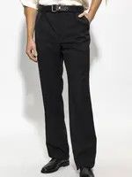 Saint Laurent Paris oc11z1225 737998 Tuxedo Trousers Grain de Poudre in Black Size US 34 / EU 50 - 3 Thumbnail