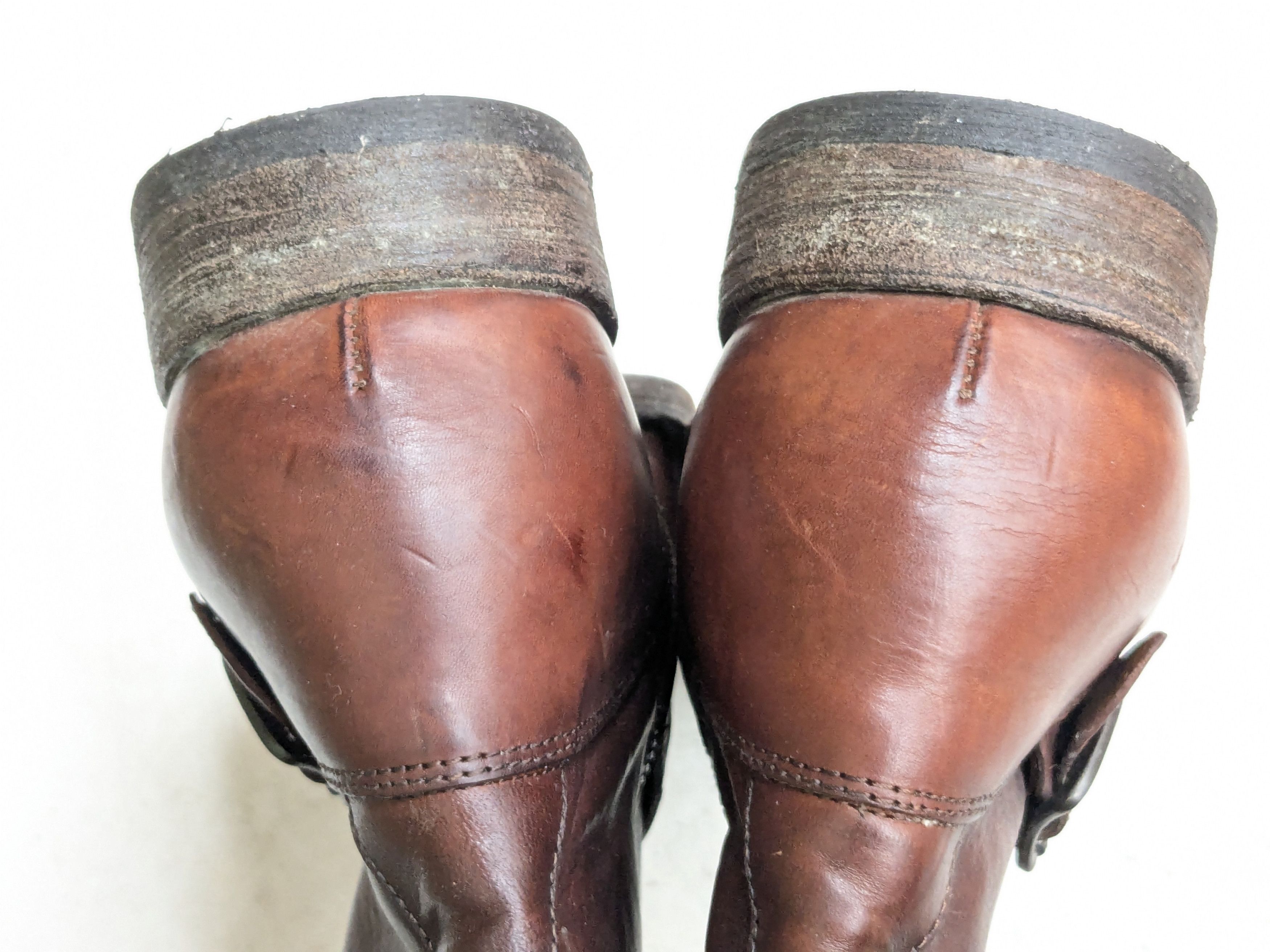 Frye Frye Engineer Boots Brown Leather 13 D Leather Buckle Punk Size US 13 / EU 46 - 15 Thumbnail