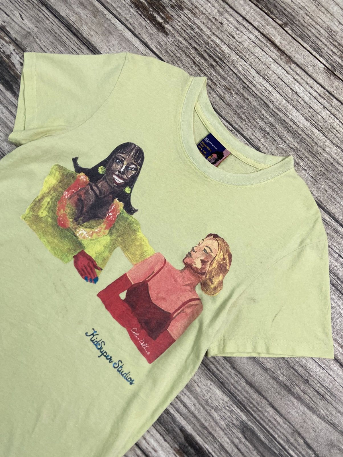 Charles Jeffrey LOVERBOY × KidSuper × Tyler The Creator SS23 Kidsuper Studios Reunion Tee Lime Size US L / EU 52-54 / 3 - 3 Thumbnail