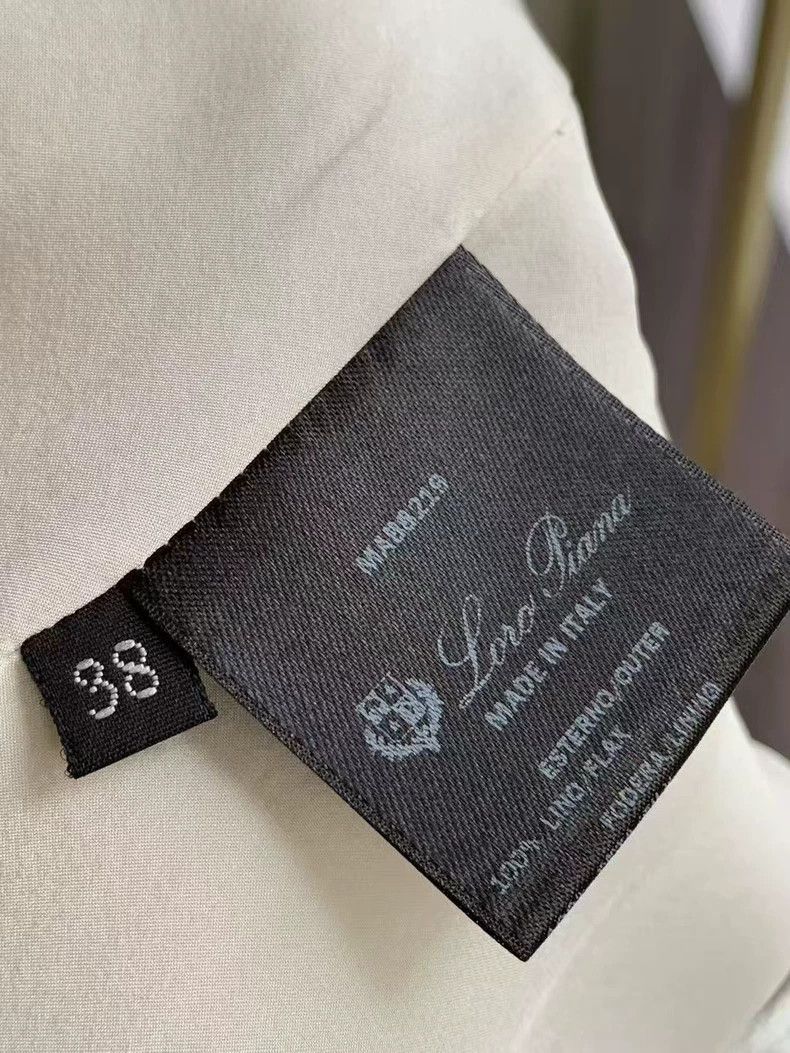 Loro Piana LORO PIANA Textured solid color suit jacket Size XS / US 0-2 / IT 36-38 - 4 Thumbnail