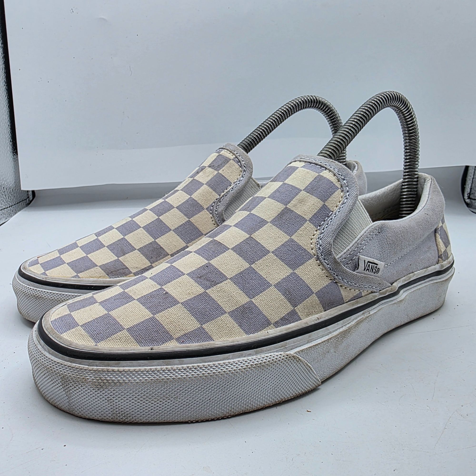 Vans Vans Checkerboard Slip-On Shoes Womens Size 7 Purple Beige C Size US 7 / IT 37 - 4 Thumbnail