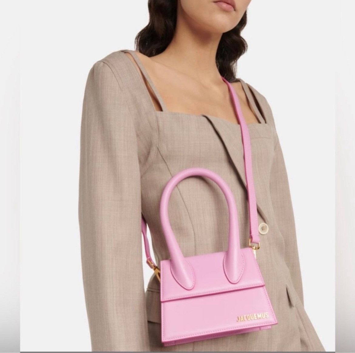 Jacquemus Jacquemus Le Chiquito moyen Light Pink Size ONE SIZE - 2 Thumbnail
