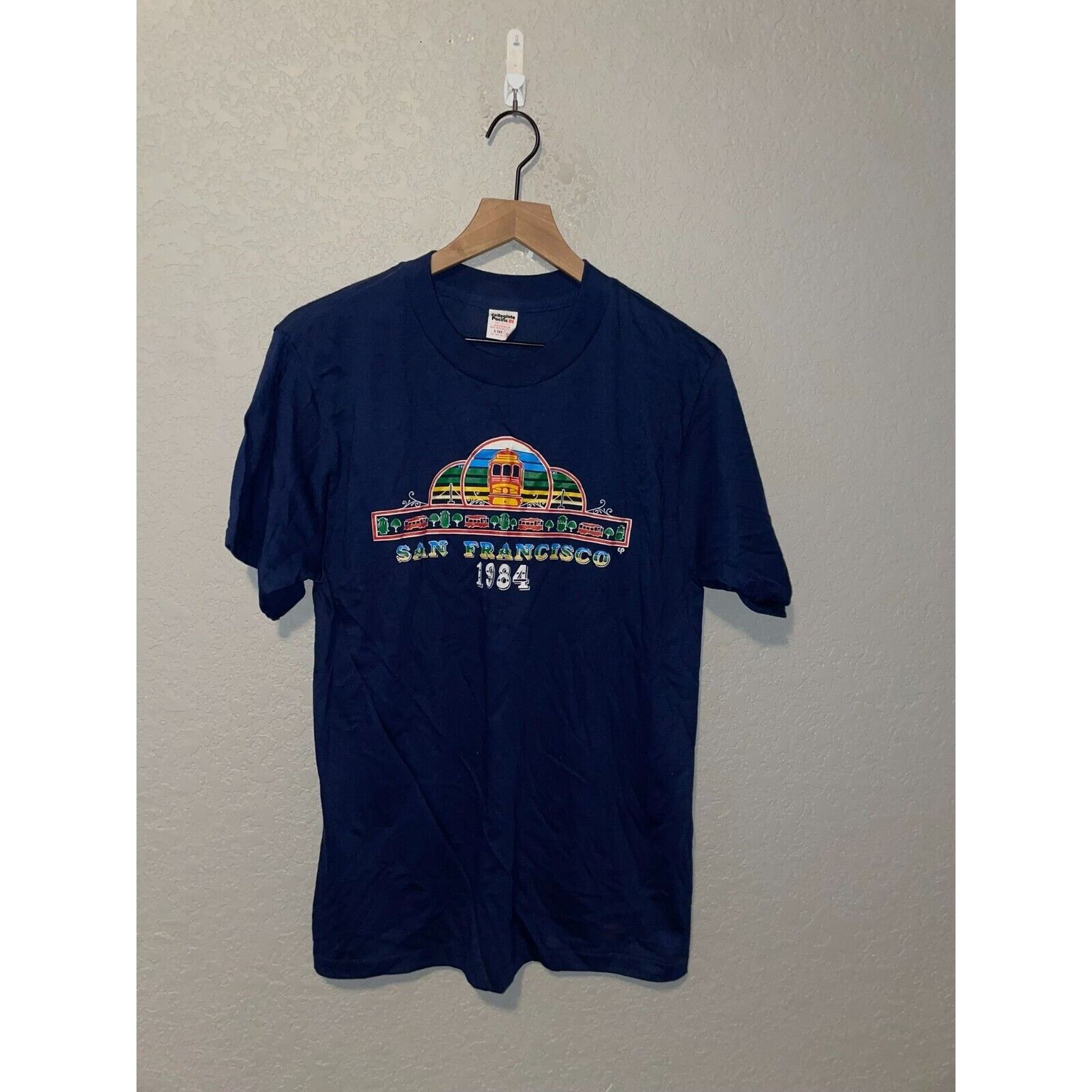 Vintage Vintage San Francisco Shirt Collegiate Pacific Tee 1984 M Size US M / EU 48-50 / 2 - 1 Thumbnail