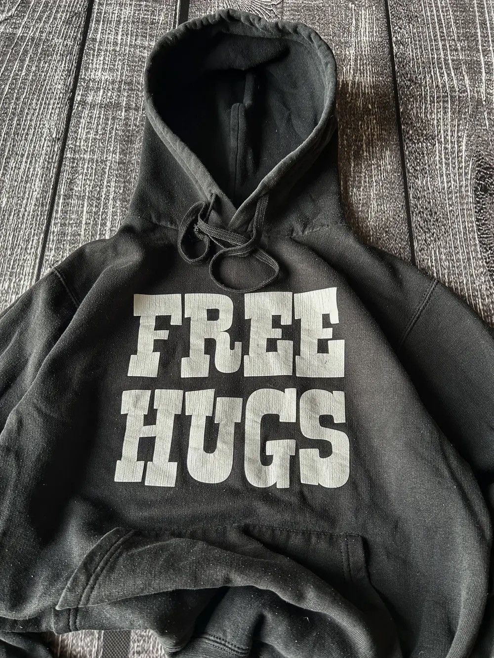 Hysteric Glamour × If Six Was Nine VTG JNCO Balenciaga Rick Owens Style Rap "Free Hugs" Hoodie Size US M / EU 48-50 / 2 - 3 Thumbnail