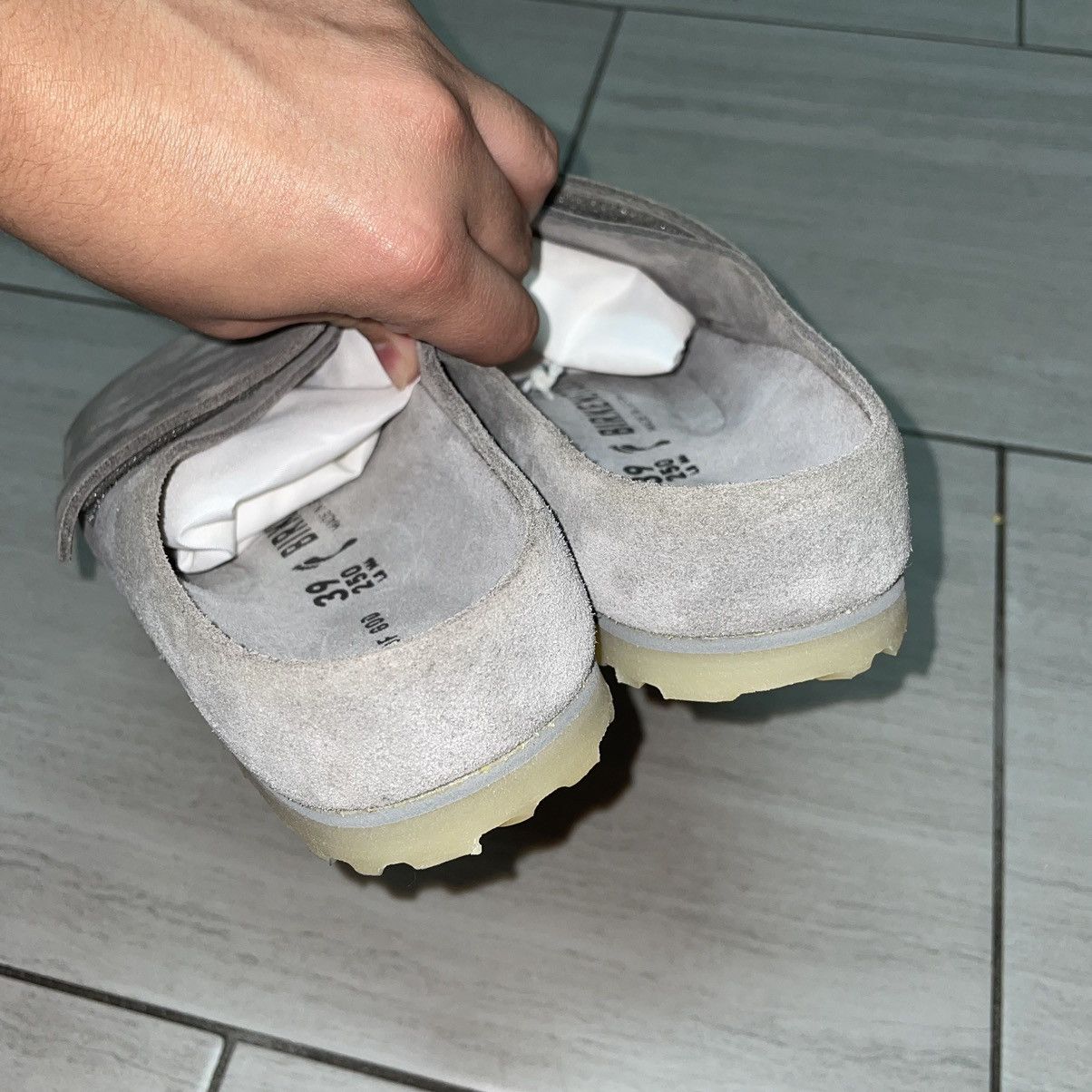 Birkenstock × Fear of God Fear of God Birkenstock (Cement) Size US 7 / EU 40 - 9 Thumbnail
