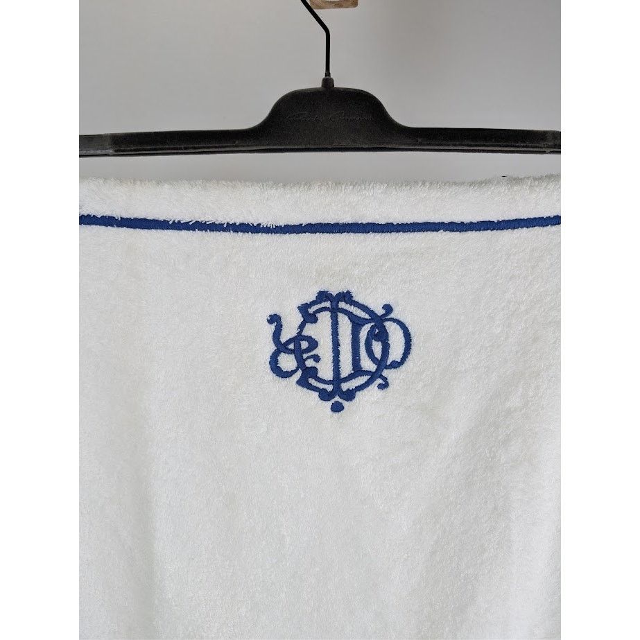 Dior o1rshd1 Size: OS / Hand Towel in White/Blue Size ONE SIZE - 6 Thumbnail
