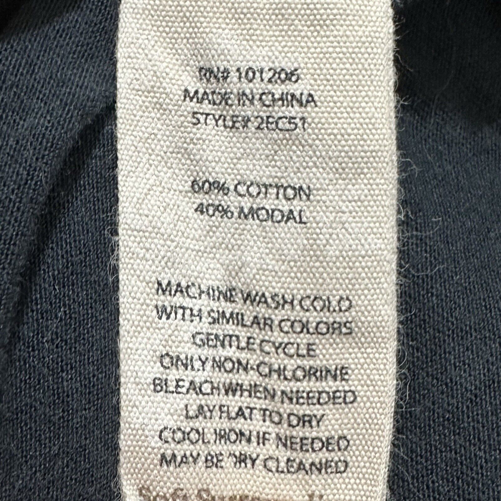 Other Soft Surroundings XS Black VNeck Pullover Blouse Modal Blend Size XS / US 0-2 / IT 36-38 - 12 Thumbnail