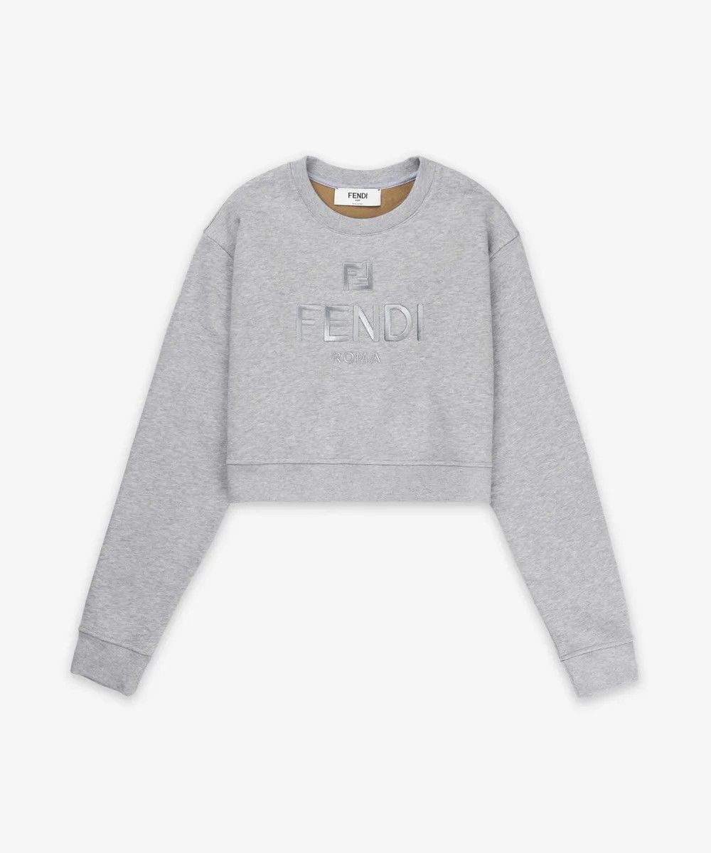 Fendi o1s1wg110825 Sweatshirt in Grey Size L / US 10 / IT 46 - 1 Thumbnail
