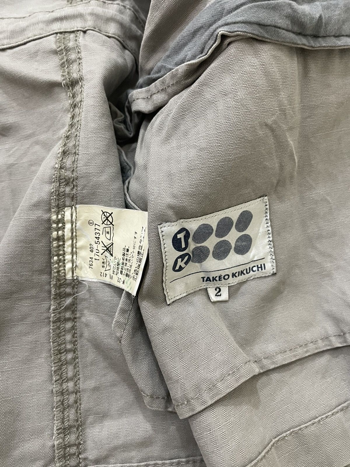 Japanese Brand 2000s Takeo Ultility Jacket Cargo Multi Pocket Y2K If6was Size US M / EU 48-50 / 2 - 6 Thumbnail