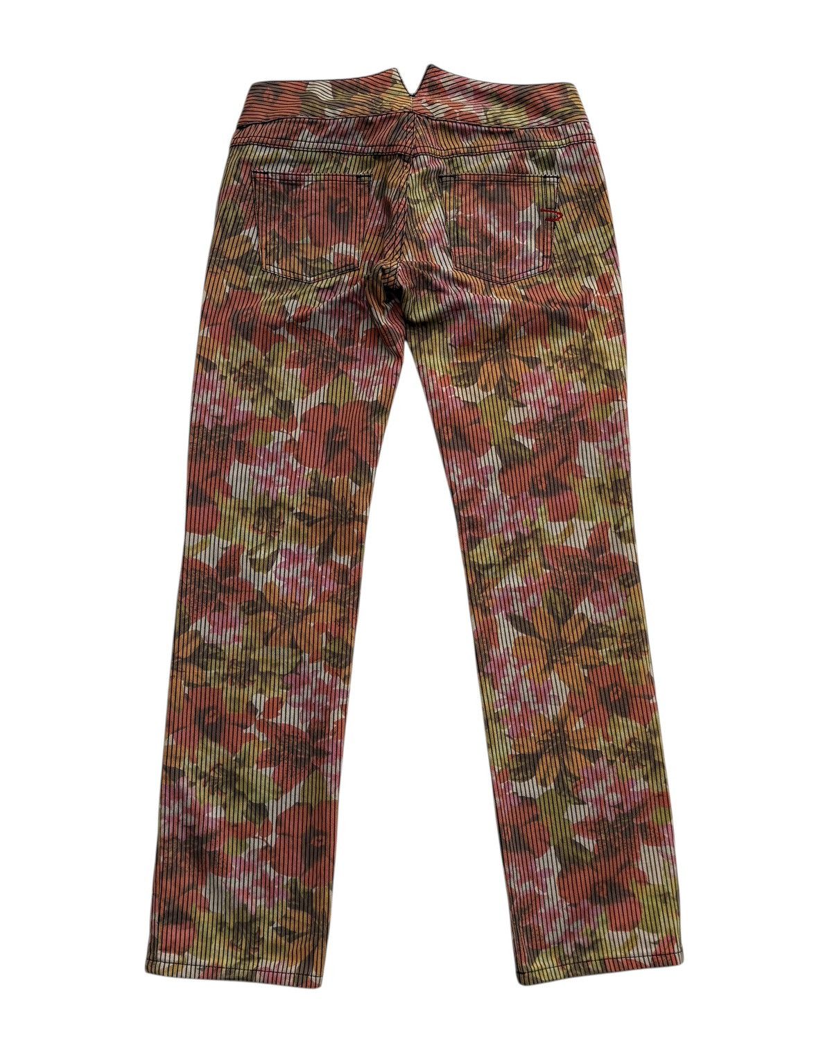 Diesel Diesel Floral Overprinted Multicolour Pants Size 30" / US 8 / IT 44 - 9 Thumbnail