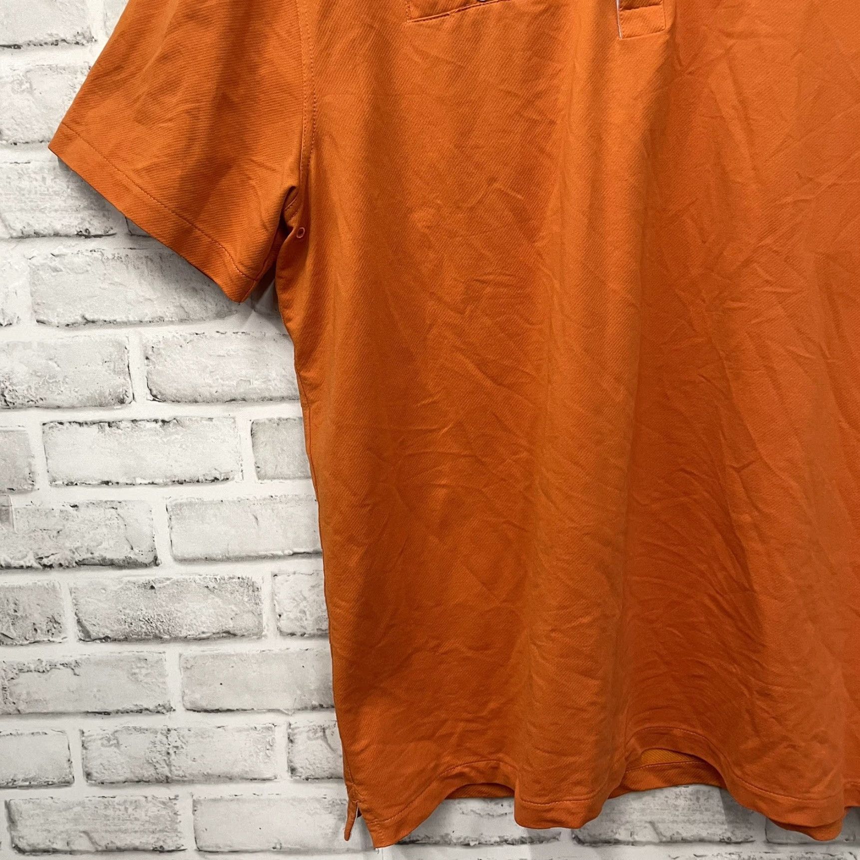 Nike Nike Dri-Fit Polo Shirt Size L Orange Pocket Standard Fit Athletic Stretchy Mens Size US L / EU 52-54 / 3 - 3 Thumbnail