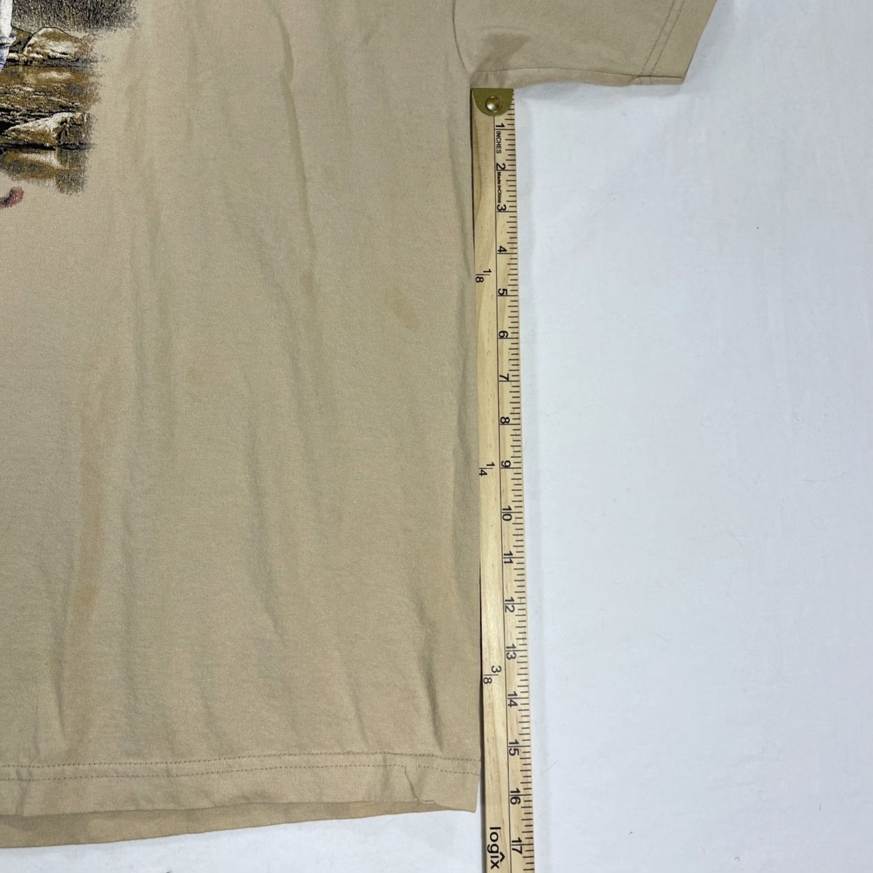 AAA VINTAGE AAA 3XL T-Shirt Horse Be Horse Cowboy Graphic 90s Beige Men Short Sleeve Used 1990s AAA Size US XXL / EU 58 / 5 - 5 Thumbnail