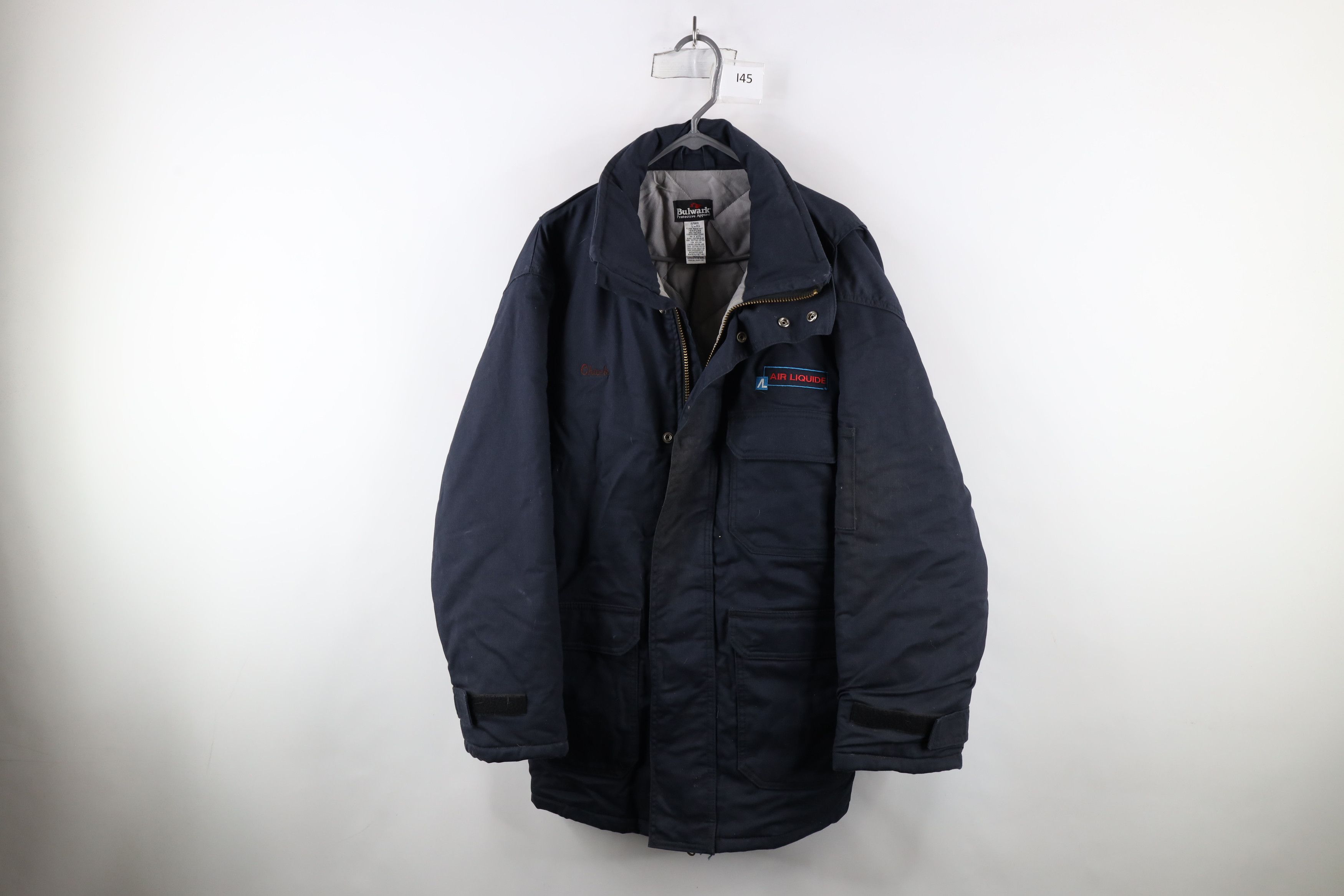 Vintage Bulwark FR Flame Resistant Heavyweight Quilted Work Jacket Size US L / EU 52-54 / 3 - 1 Thumbnail
