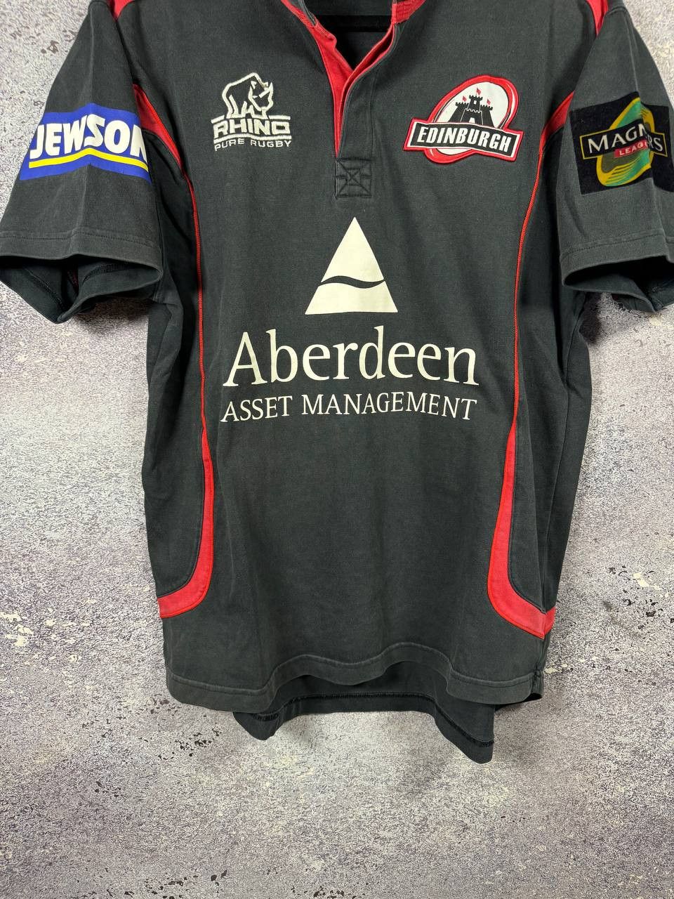 Other Edinburgh Union 2009 Black Rhino Rugby Jersey Maillot Large Size US L / EU 52-54 / 3 - 3 Thumbnail